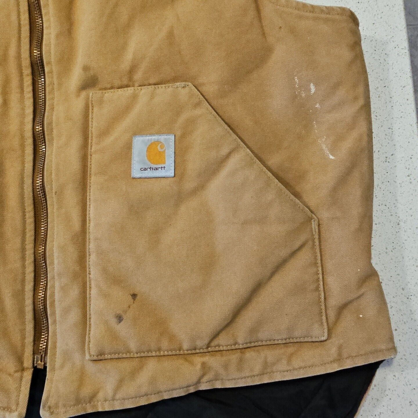 Carhartt Vtg Carhartt Quilted Vest Mens XL Brown Canvas Arctic Insula Size US XL / EU 56 / 4 - 7 Thumbnail