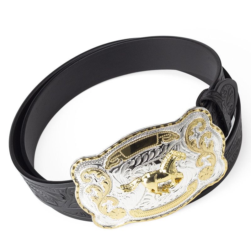 VIBE Modern Vintage Belt Riveted Belts Menswear Accessories Size ONE SIZE - 6 Thumbnail