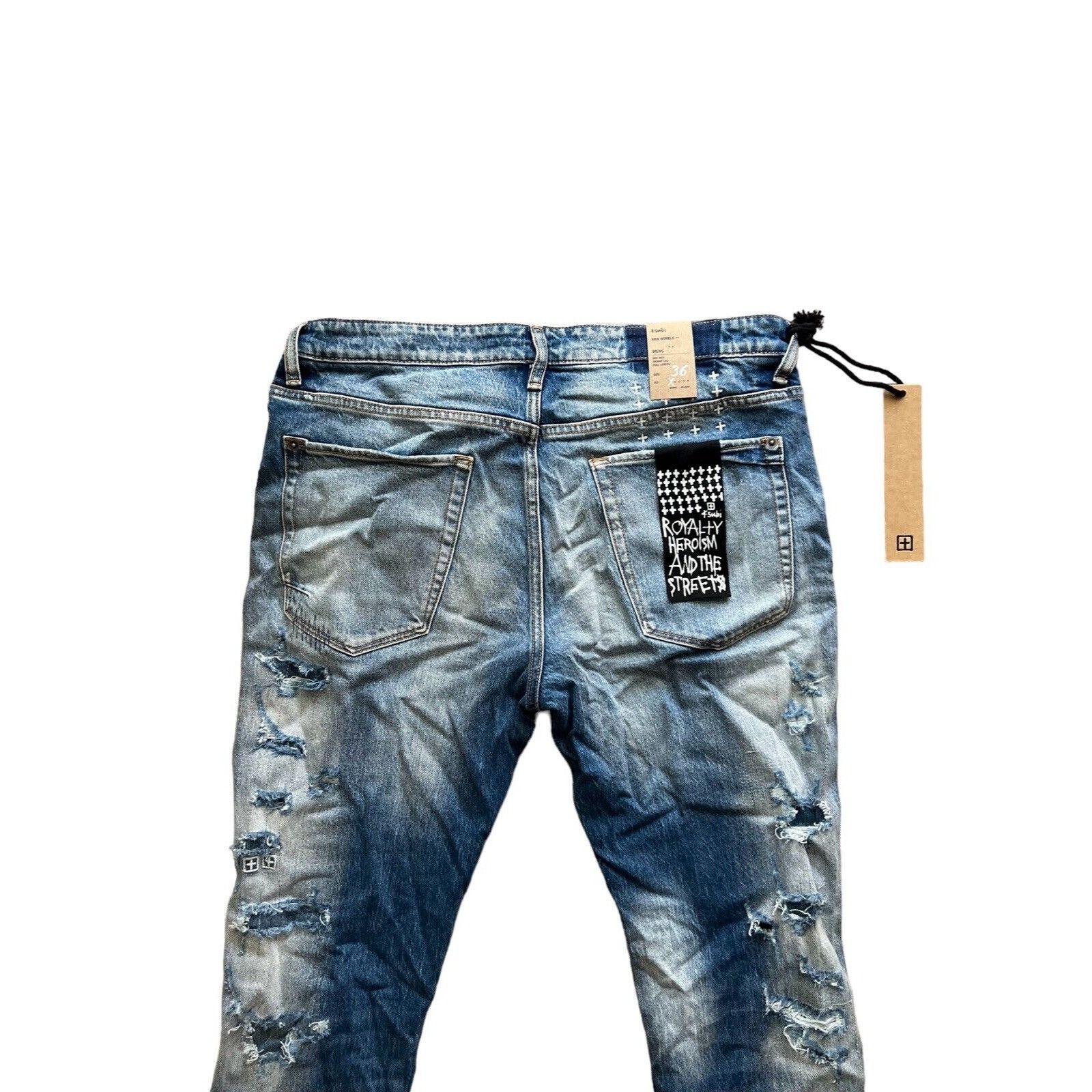 Ksubi Ksubi Jeans Mens Van Winkle Skinny Leg Blue $260 Size 36/32 Size US 36 / EU 52 - 4 Thumbnail
