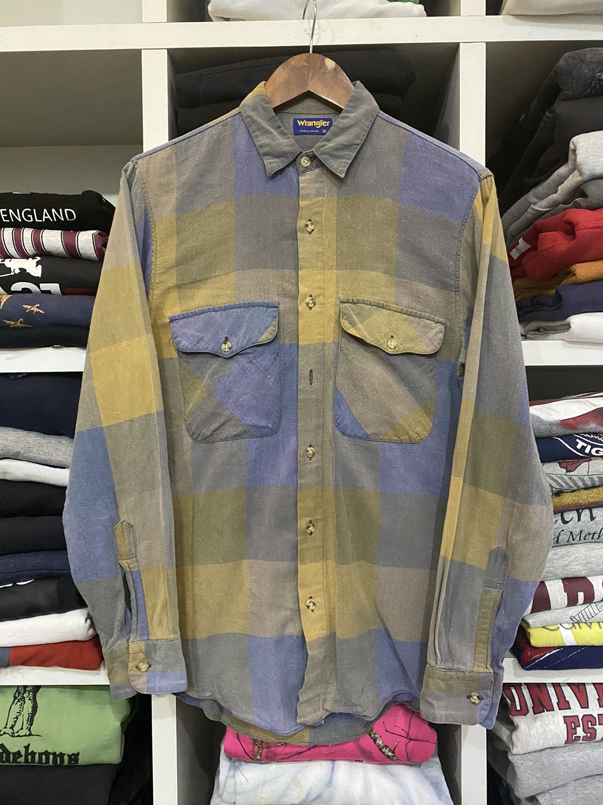 Flannel × Vintage × Wrangler Vintage Wrangler Flannel Size US M / EU 48-50 / 2 - 7 Thumbnail