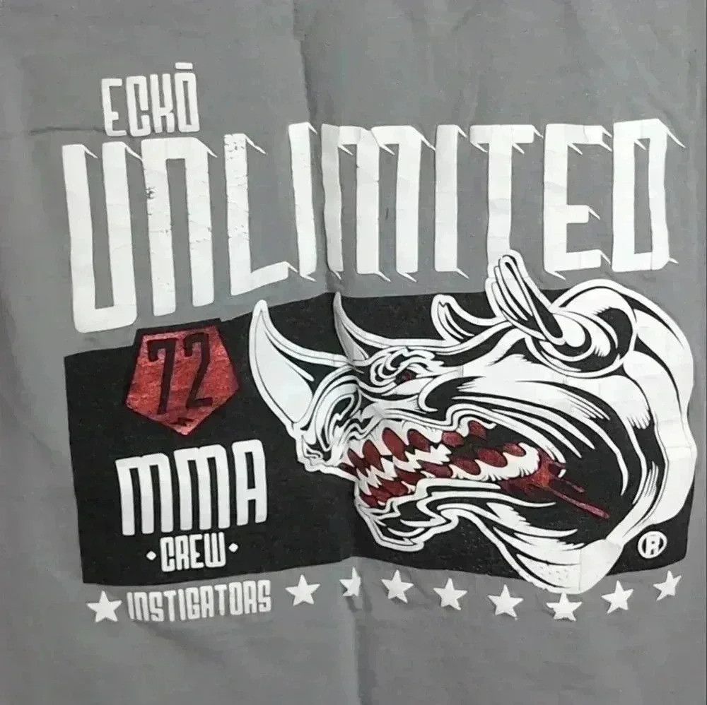 Marc Ecko Ecko Unlimited MMA Rhino gray Tank top sz XL Size US XL / EU 56 / 4 - 2 Thumbnail