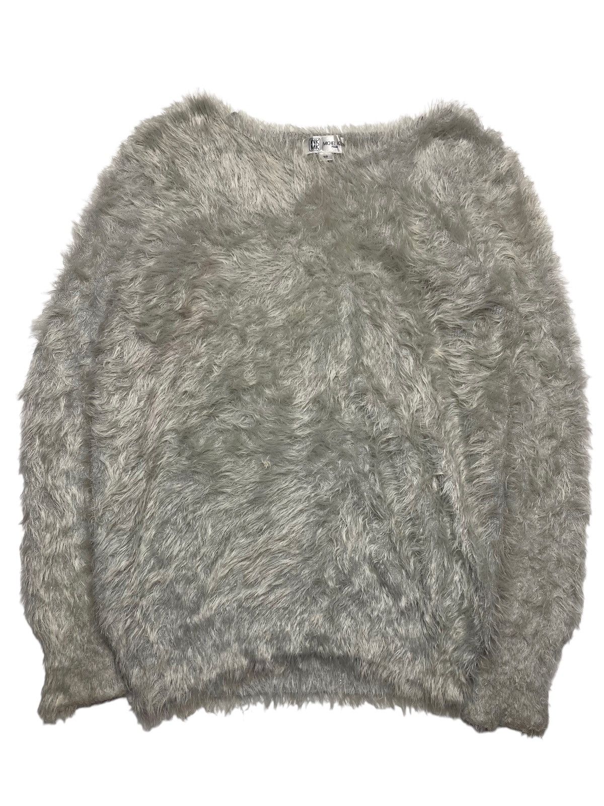 If Six Was Nine 2000s Michael Klein - Angora Fur Sweater Size M / US 6-8 / IT 42-44 - 1 Thumbnail
