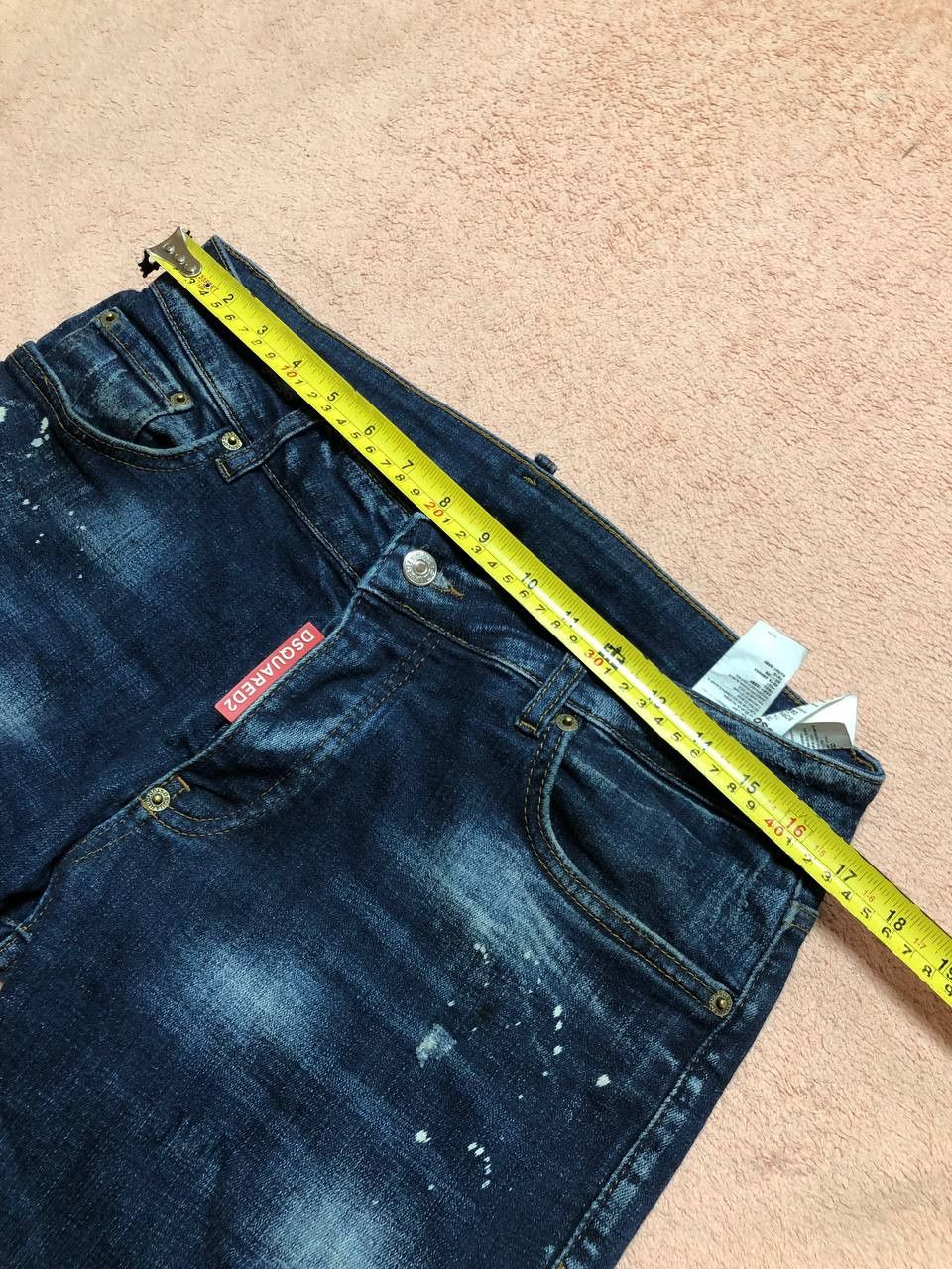 Dsquared2 DSQUARED2 blue jeans crazy Y2K logo made in Italy Size US 32 / EU 48 - 11 Thumbnail