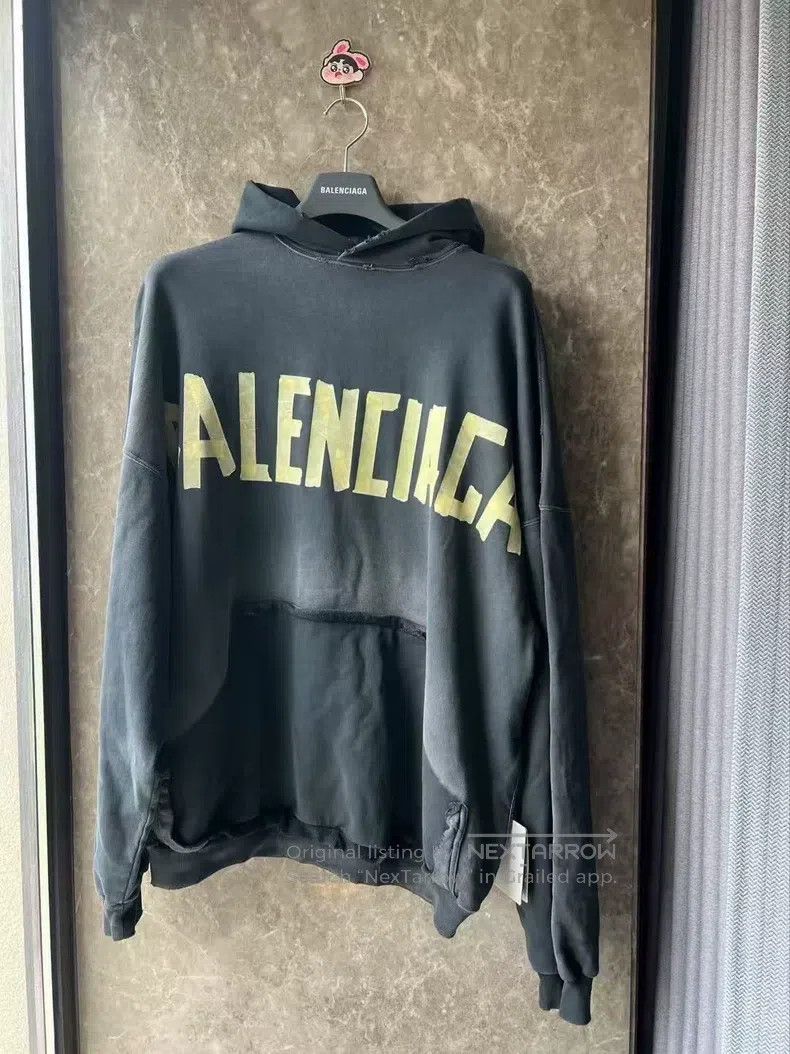 Balenciaga Balenciaga Tape hoodie, size 2 Size US M / EU 48-50 / 2 - 2 Thumbnail