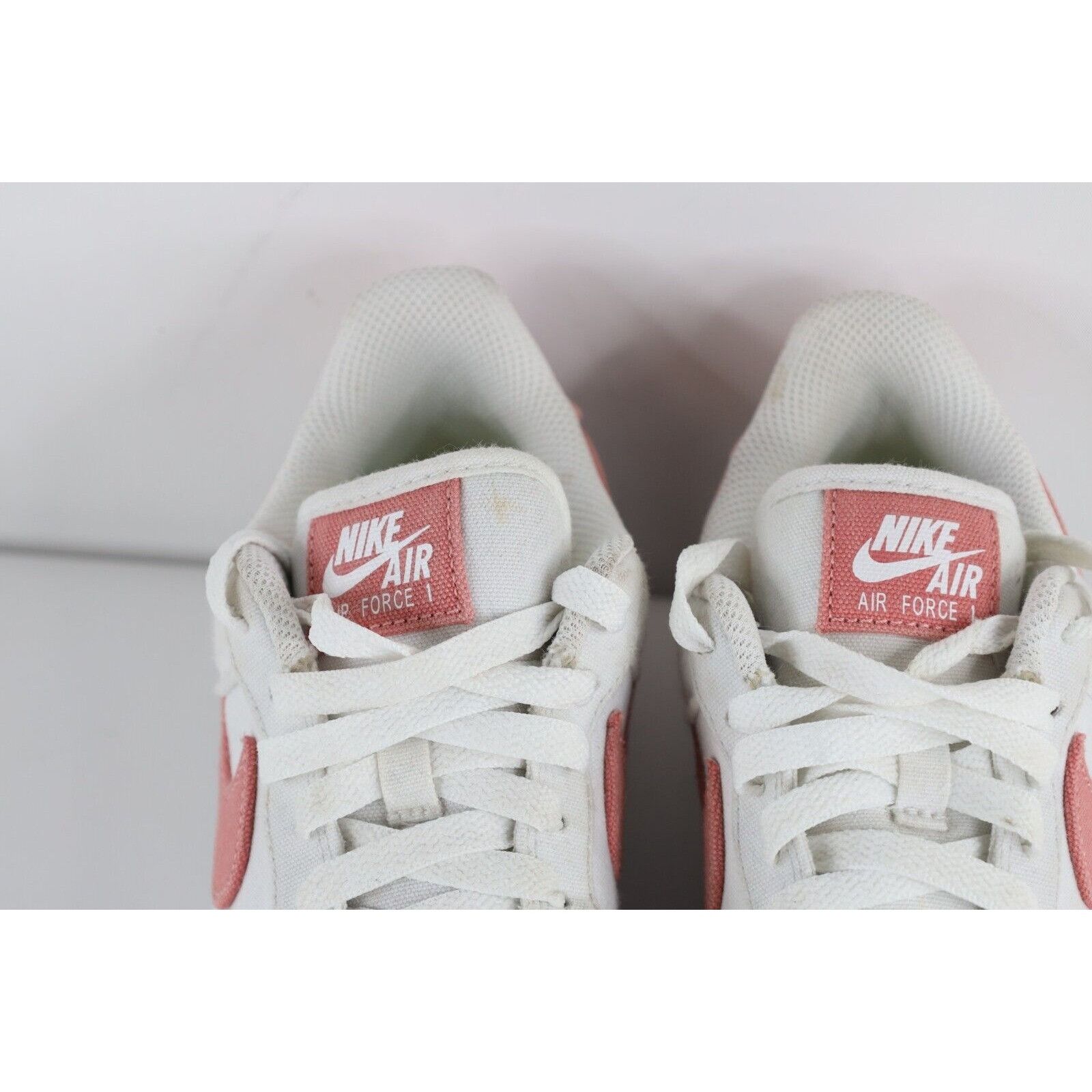 Nike Nike Air Force 1 Distressed Spell Out Catechu Canvas Shoes Size US 7 / IT 37 - 4 Thumbnail