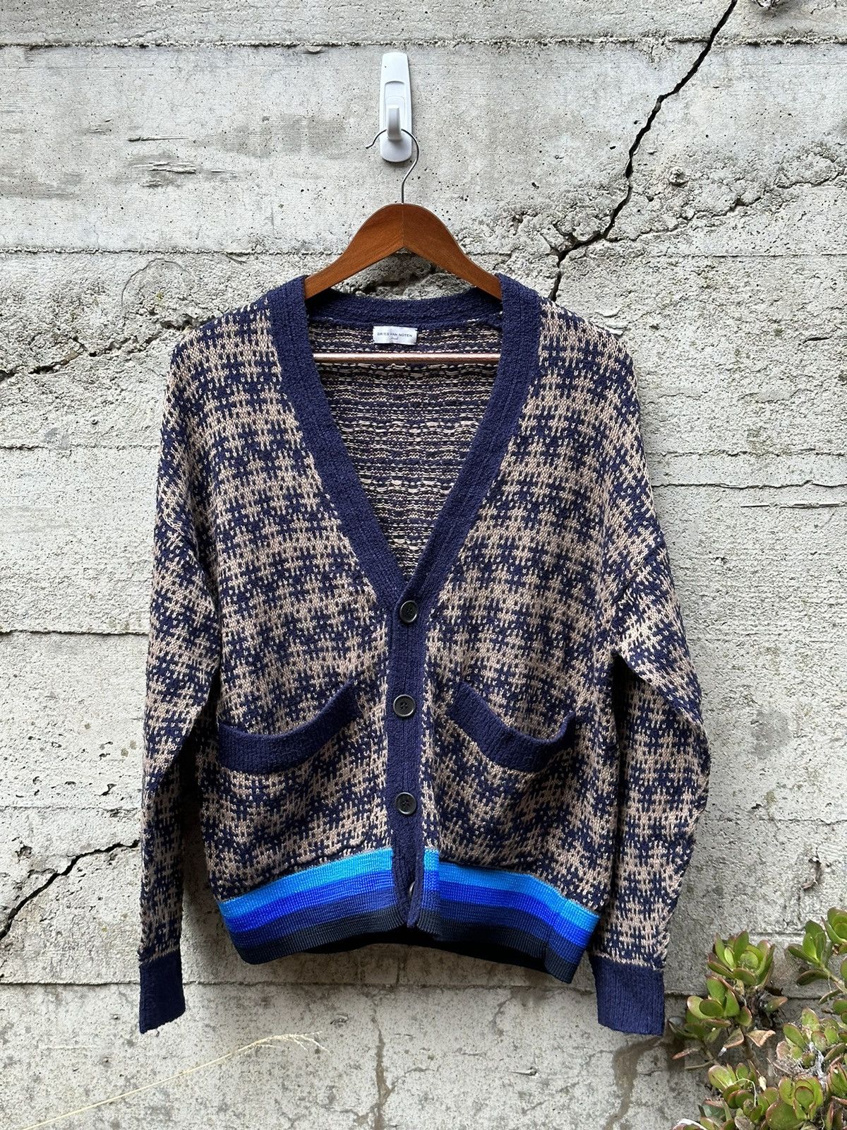 Dries Van Noten RARE GRAIL Dries Van Noten multi pattern cardigan sweater Size US L / EU 52-54 / 3 - 2 Thumbnail