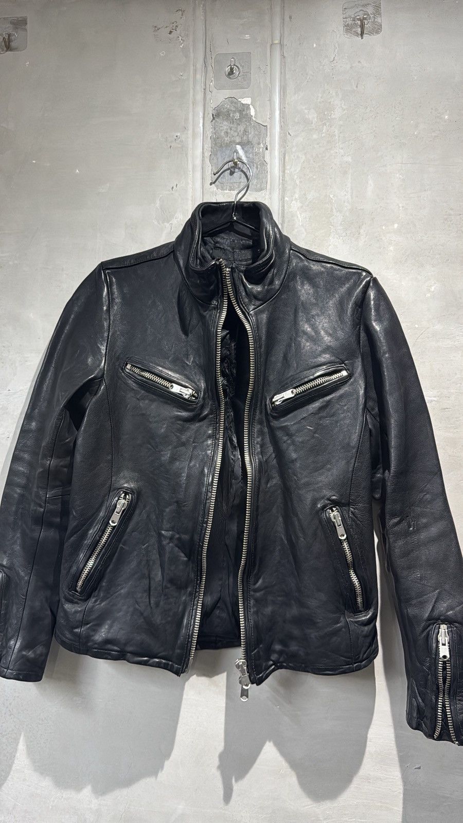 GOSTAR DE FUGA Rare Fuga Multi Zip Leather Jacket Size US M / EU 48-50 / 2 - 10 Thumbnail