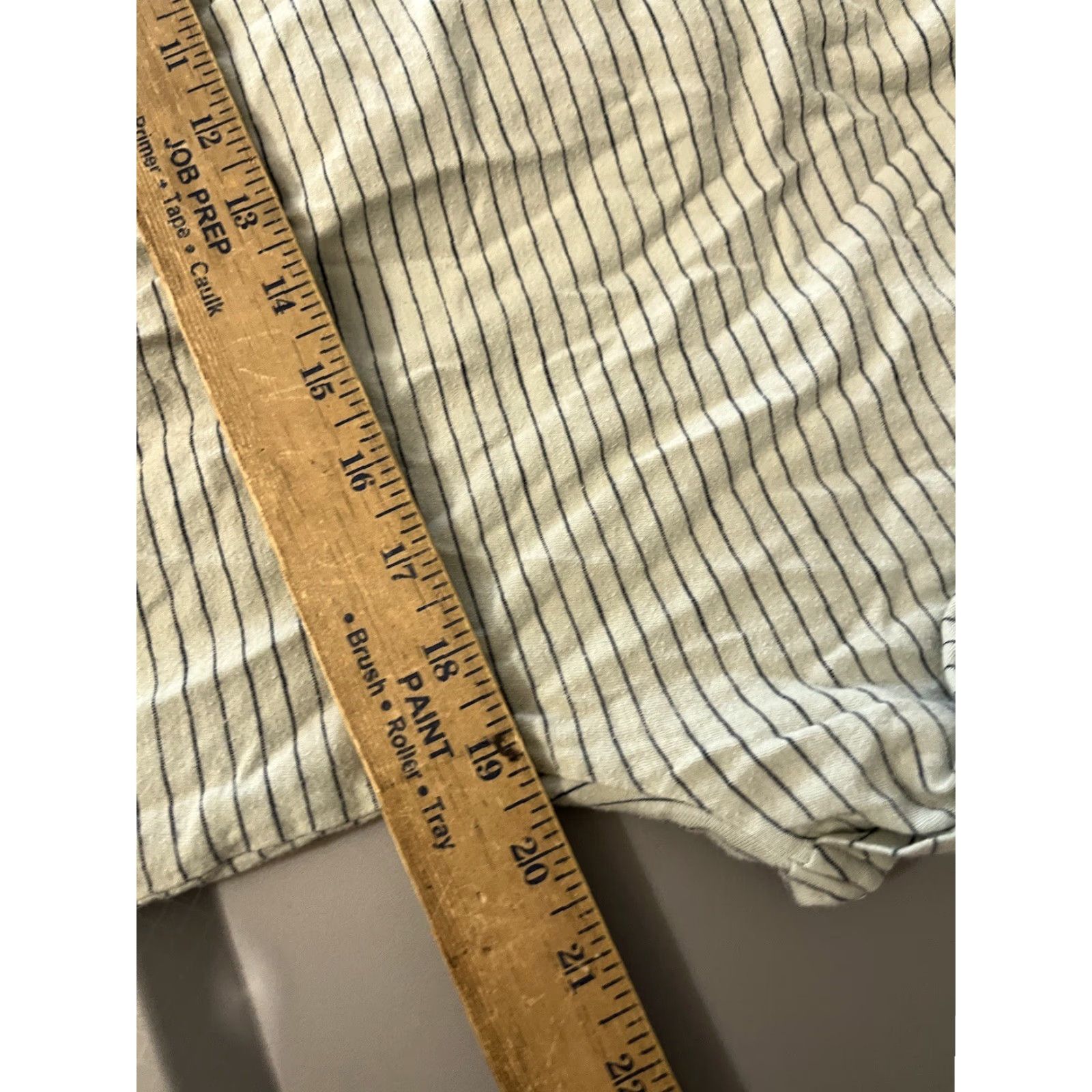 Eddie Bauer VINTAGE Eddie Bauer Women's T Shirt Striped Short Sleeve Top Gray XL Size Regular Shirt Womens Size XL / US 12-14 / IT 48-50 - 5 Thumbnail