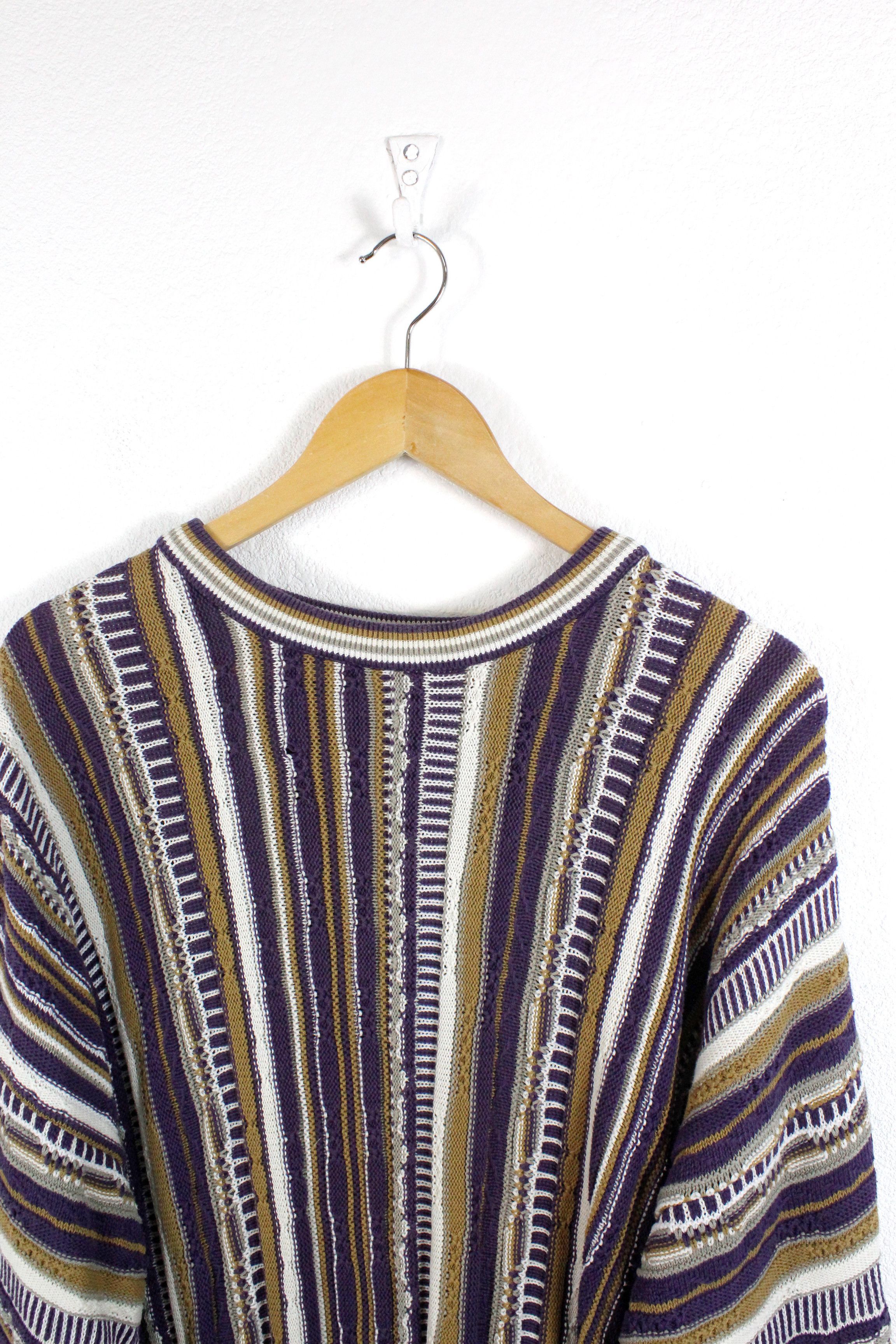 Tundra Canada Vintage Tundra Canada Coogi Style Analog Knit Cosby Sweater Size US L / EU 52-54 / 3 - 2 Thumbnail