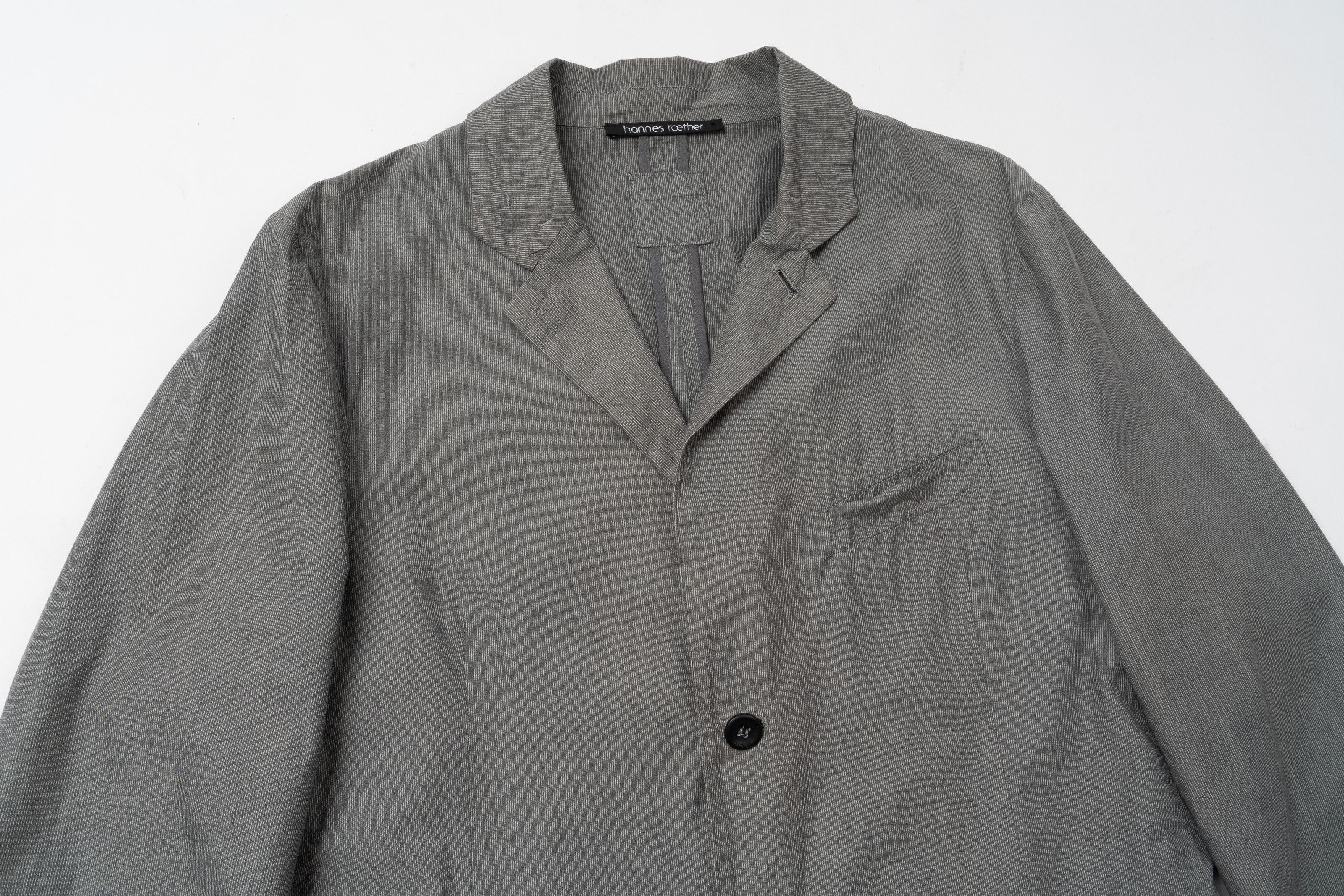 hannes roether 🔵HANNES ROETHER avant-garde light Cotton blazer jacket Size 50R - 3 Thumbnail