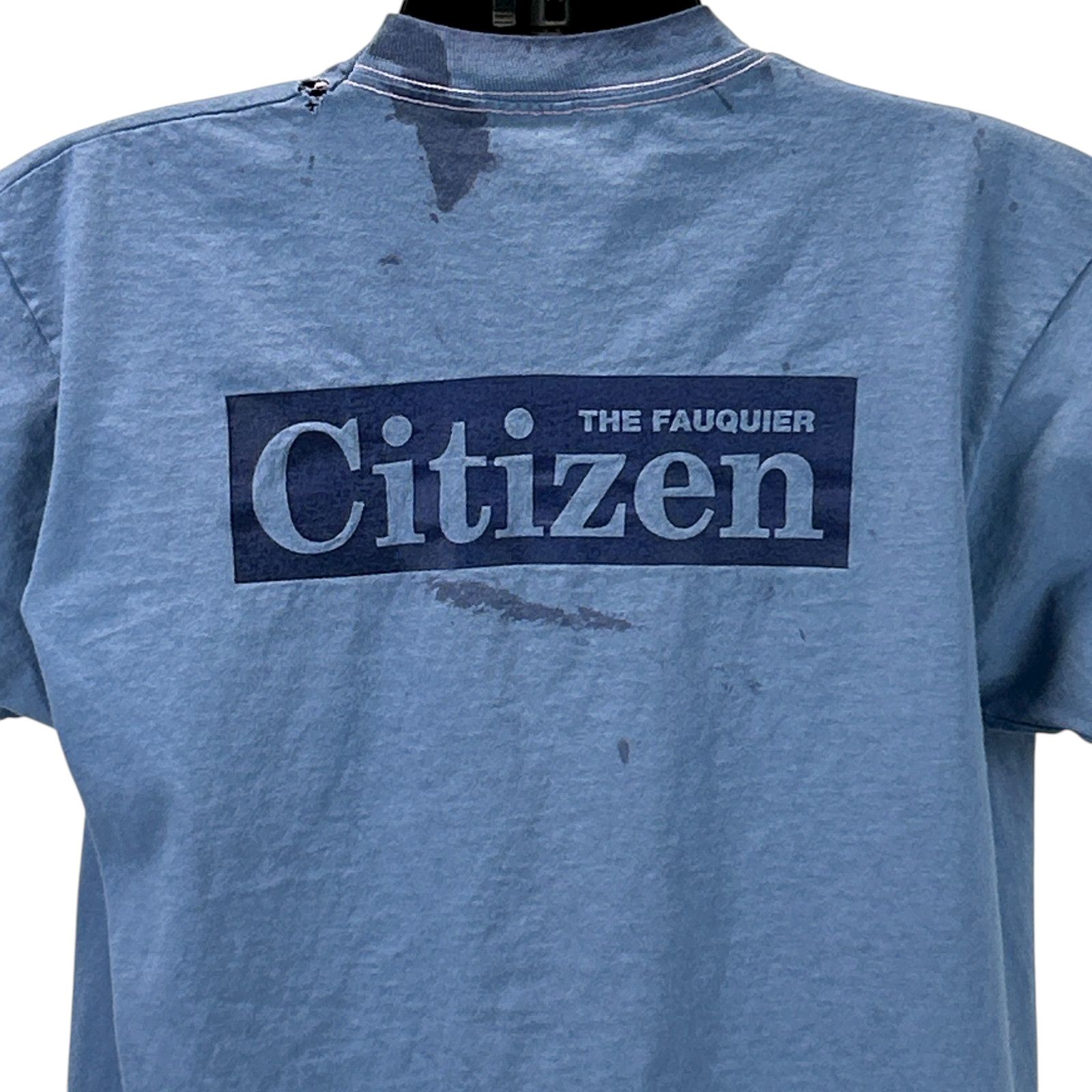 Vintage Vintage 80s 90s The Fauquier Citizen T Shirt XL X-Large Size US XL / EU 56 / 4 - 1 Thumbnail