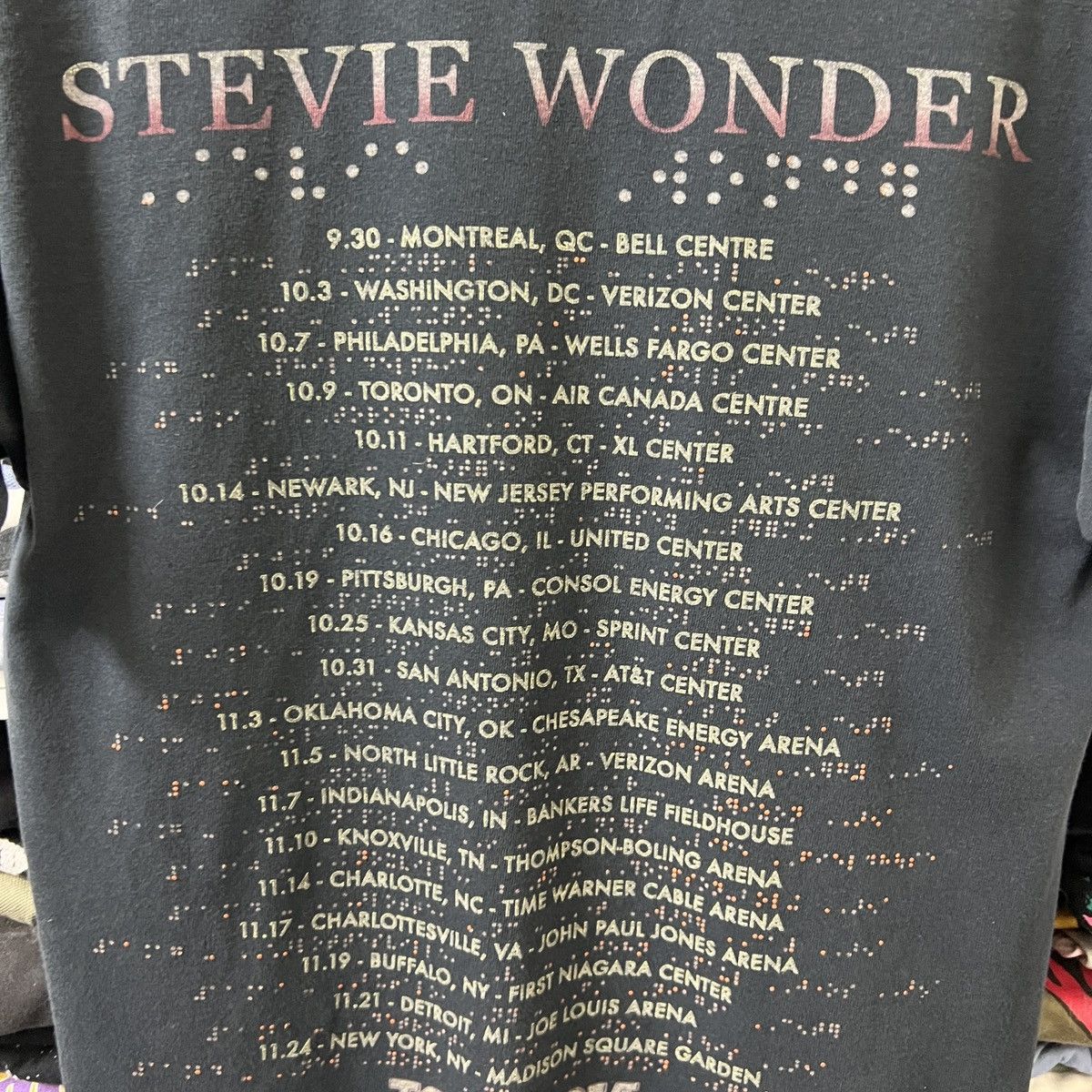 Rap Tees STEVIE WONDER TOUR Size US S / EU 44-46 / 1 - 6 Thumbnail