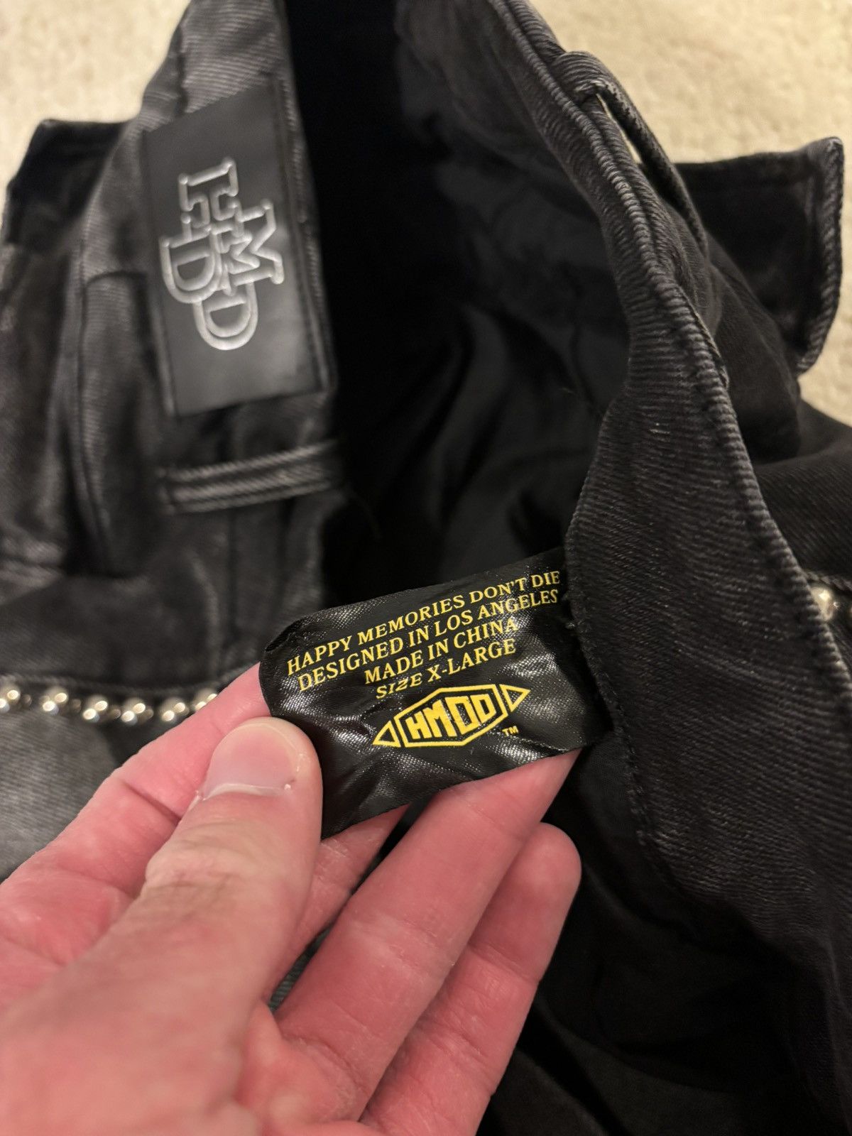 HMDD Happy Memories Don’t Die HMDD Studded Colossal Jeans Size US 36 / EU 52 - 7 Thumbnail