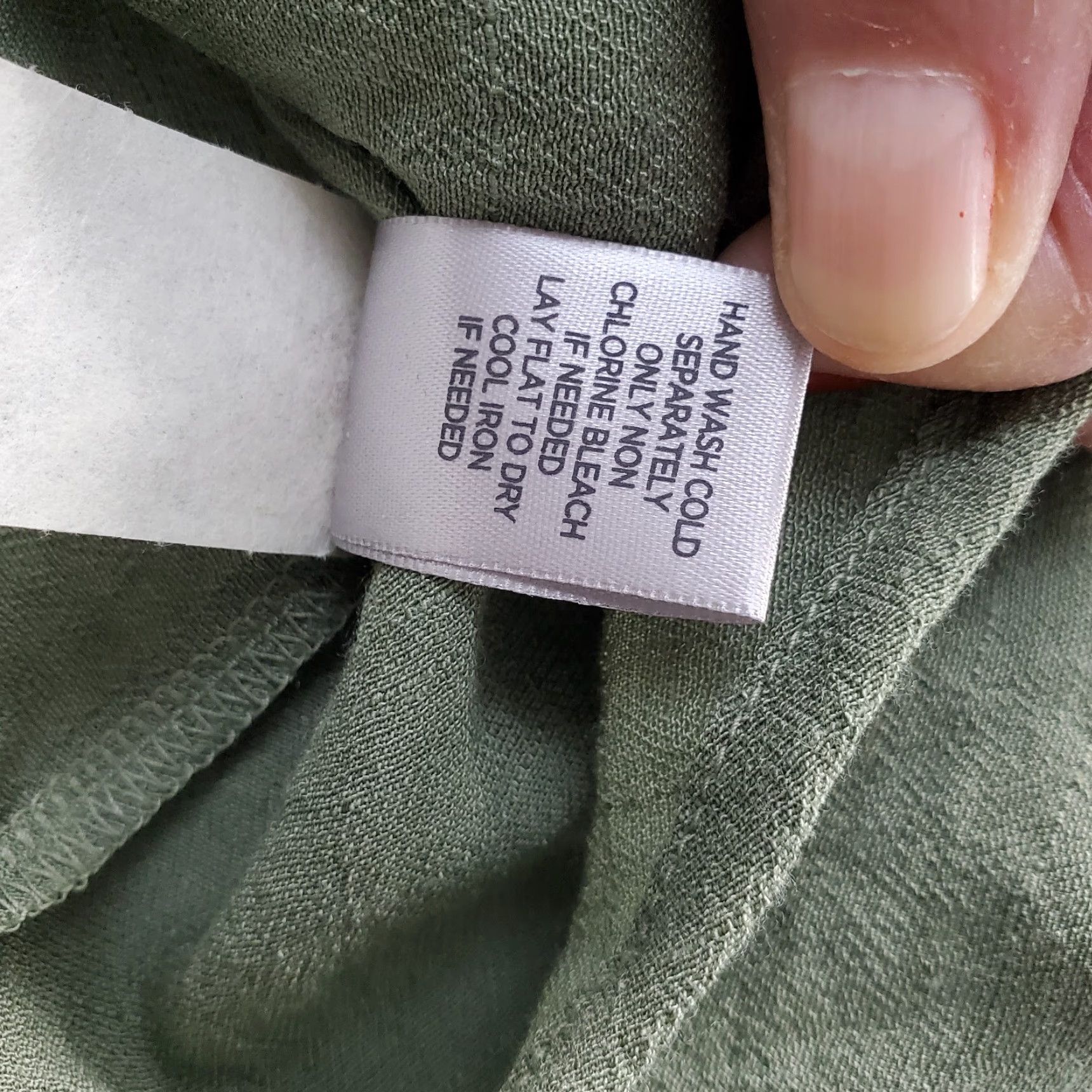 Avenue Avenue Womens Blouse Top Green Size 14/16 Pleated Lace Up V Neck Casual Pullover Shirt Size XL / US 12-14 / IT 48-50 - 8 Thumbnail