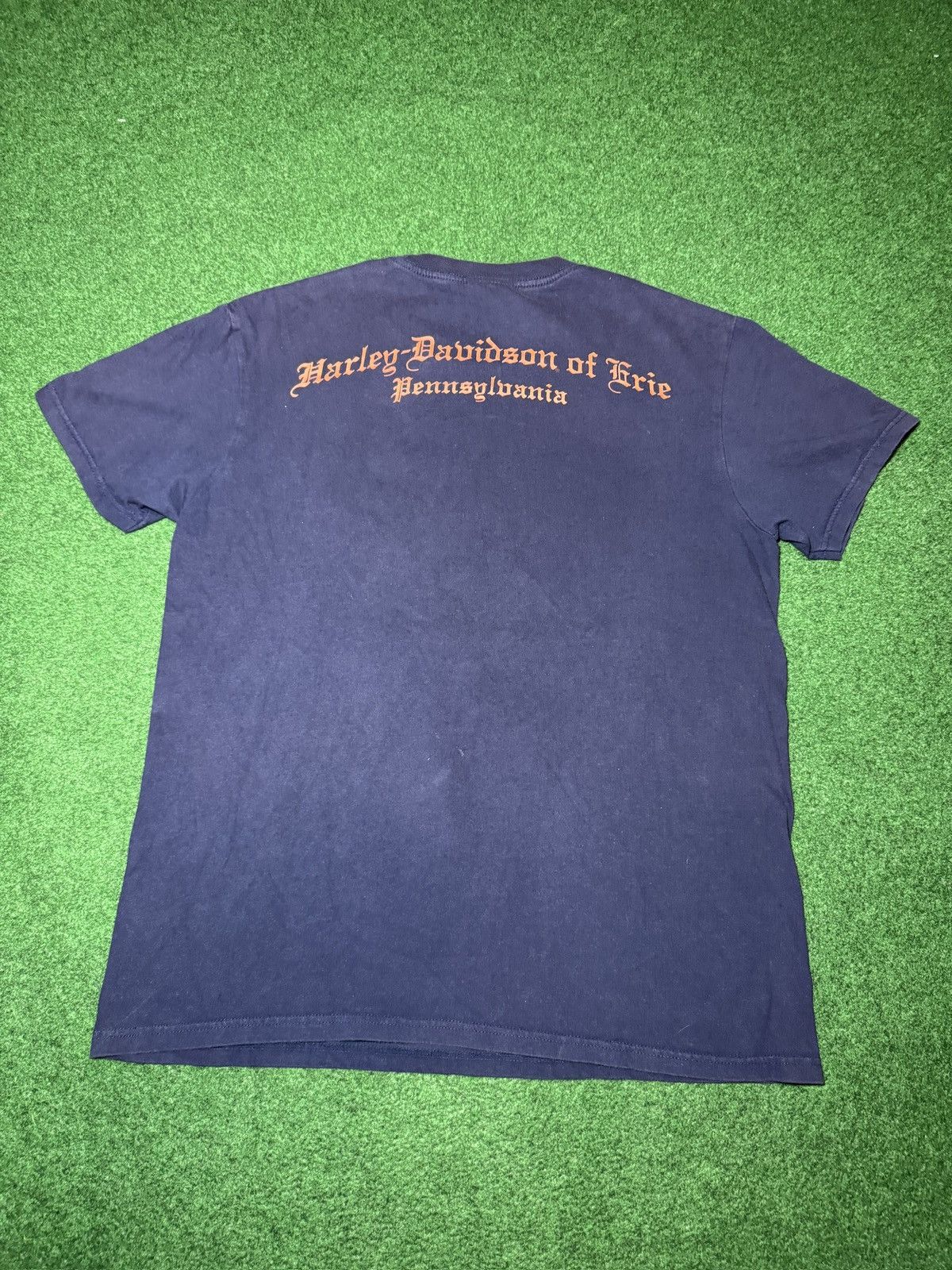 Harley Davidson Y2K Harley Davidson Eagle Lightning Grunge Biker T Shirt Size US L / EU 52-54 / 3 - 3 Thumbnail