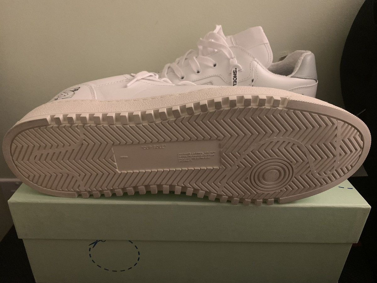 Off-White RARE x SLB 5.0 Off-White Lowtop Sneakers Size US 10 / EU 43 - 3 Thumbnail