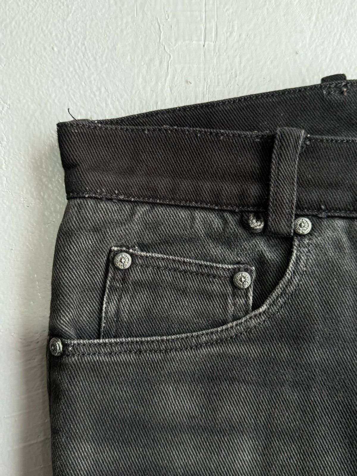 Chrome Hearts Vintage Chrome Hearts Fleur Knee Denim Flared Pants Size 28" / US 6 / IT 42 - 9 Thumbnail