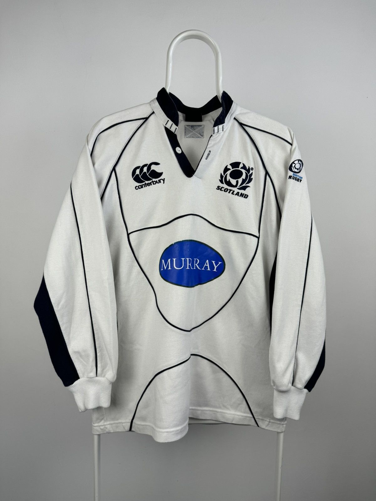 Canterbury of New Zealand Vintage Y2K Canterbury Rugby Scotland World Cup Jersey Size US S / EU 44-46 / 1 - 1 Thumbnail