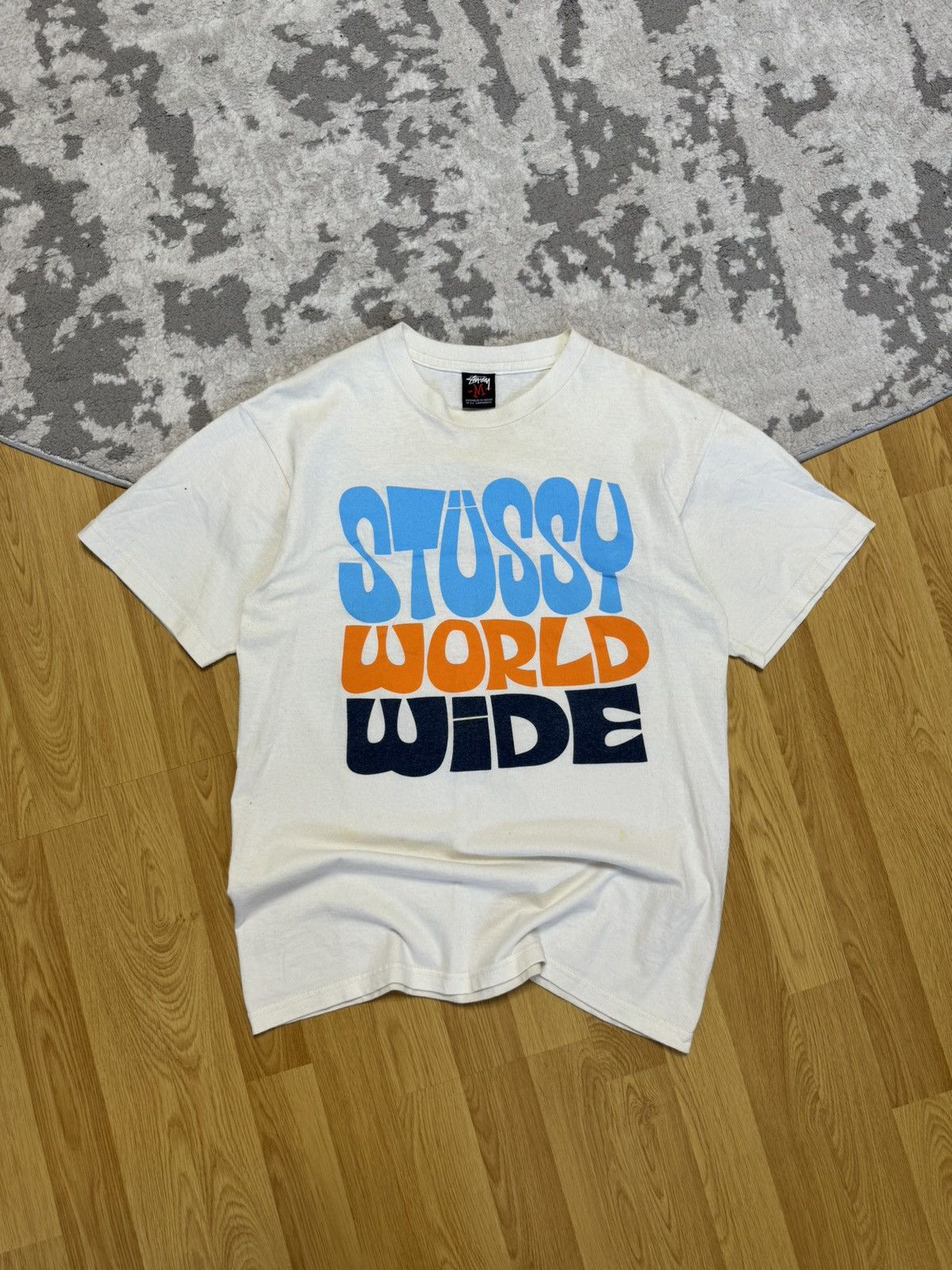 Stussy × Vintage Vintage Stussy Gear World Tribe Skull Tee Size US M / EU 48-50 / 2 - 2 Thumbnail
