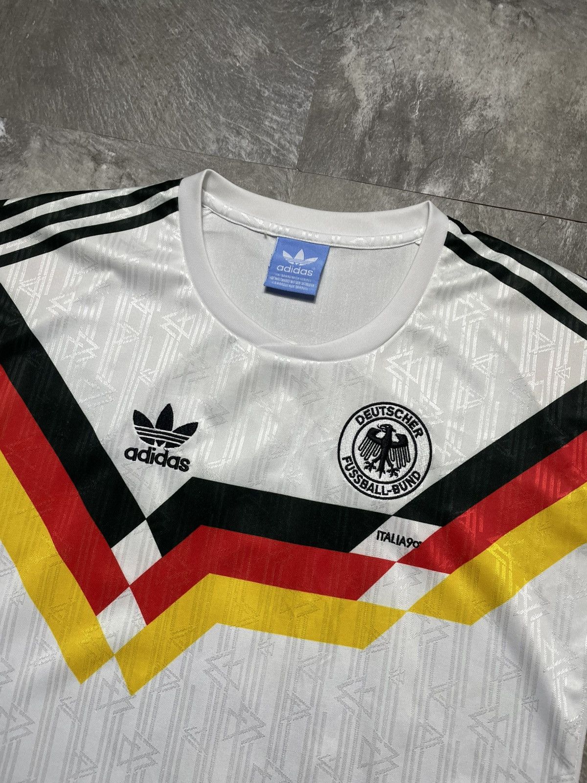 Adidas Adidas Germany #8 Matthaus Vintage 1990 World Cup Jersey Size US S / EU 44-46 / 1 - 2 Thumbnail