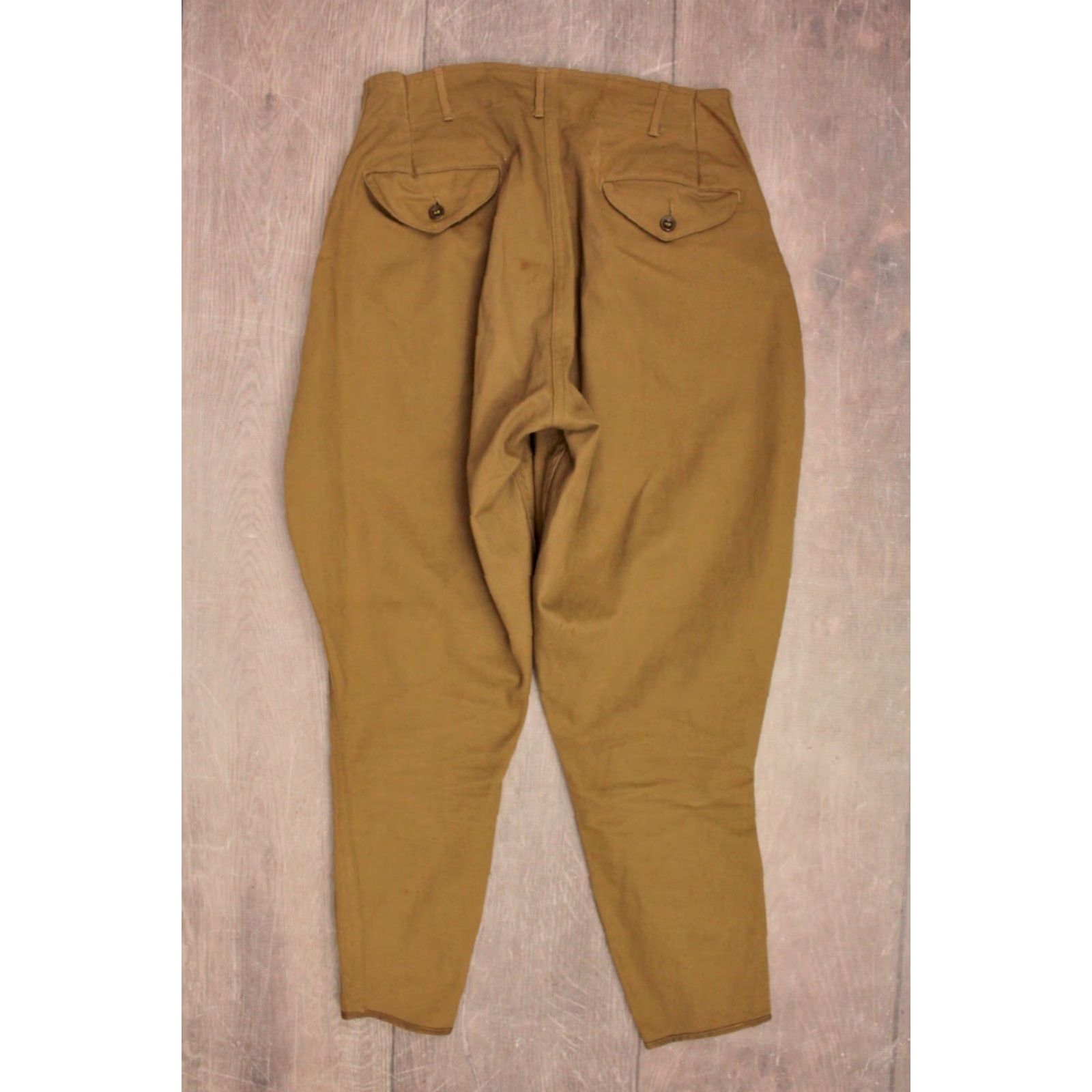 Vintage VTG 1940s Boy Scout Breeches / Uniform Pants Sz 28x25 Khaki Cotton Mens Size US 28 / EU 44 - 3 Thumbnail