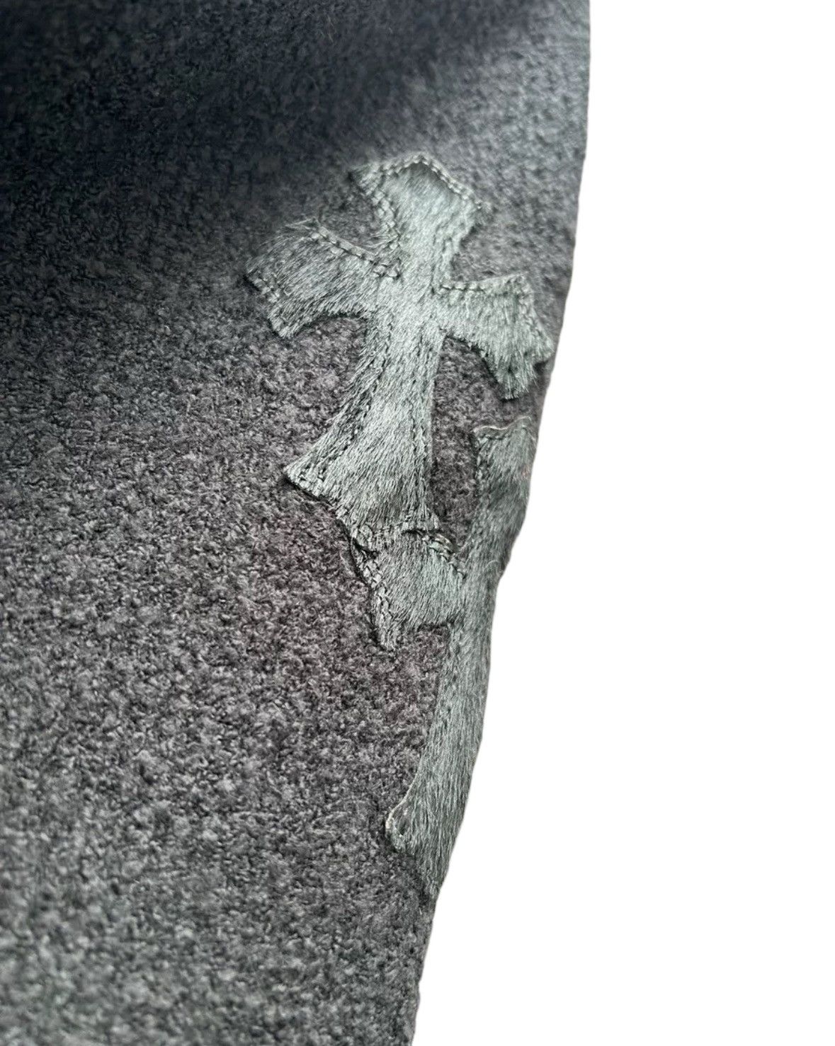 Chrome Hearts Pony hair cross patch cloak cape Size US XL / EU 56 / 4 - 4 Thumbnail