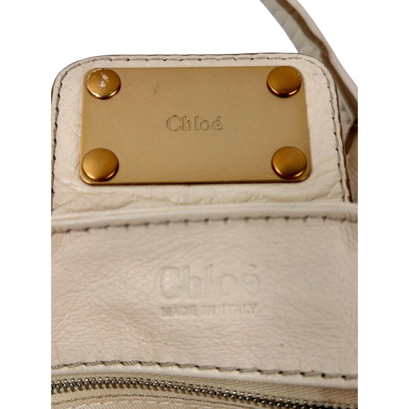 Chloe Chloe Ivory Paddington Medium Satchel Bag Size ONE SIZE - 8 Thumbnail