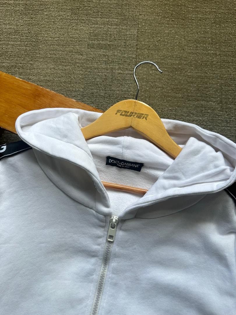 Dolce & Gabbana DOLCE & GABBANA SIDE TAPE ZIPPER HOODIE Size US S / EU 44-46 / 1 - 3 Thumbnail