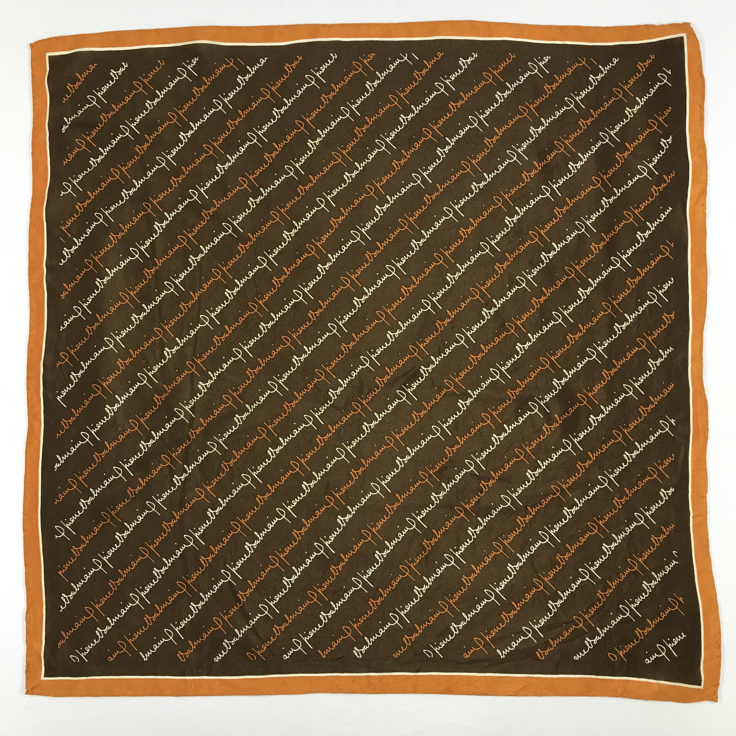 Pierre Balmain × Vintage Pierre Balmain Bandana / Handkerchief / Neckerchief - S2517 Size ONE SIZE - 1 Thumbnail
