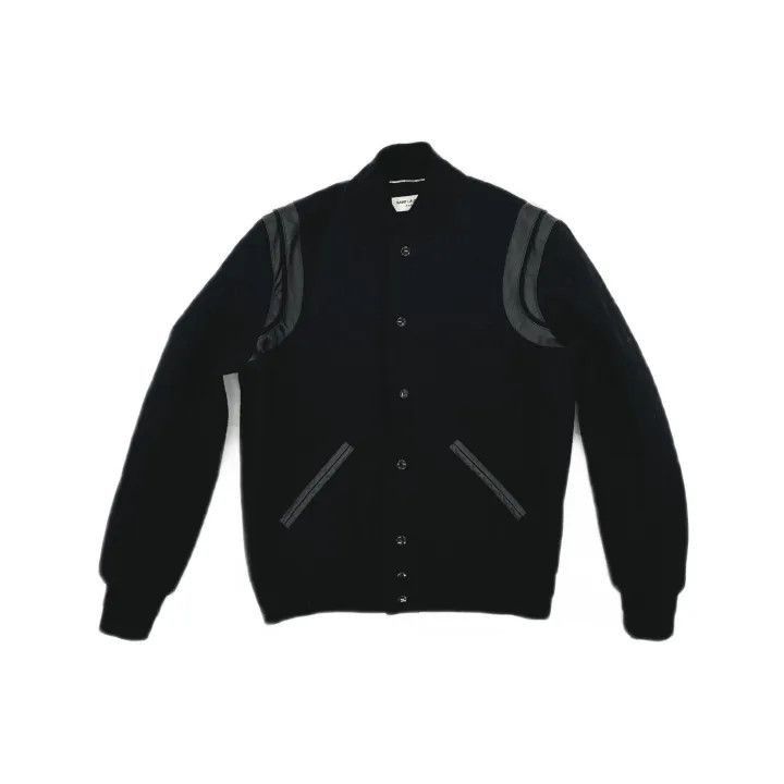 Saint Laurent Paris Saint Laurent Classic Wool Baseball Jacket-2507 Size US L / EU 52-54 / 3 - 8 Thumbnail