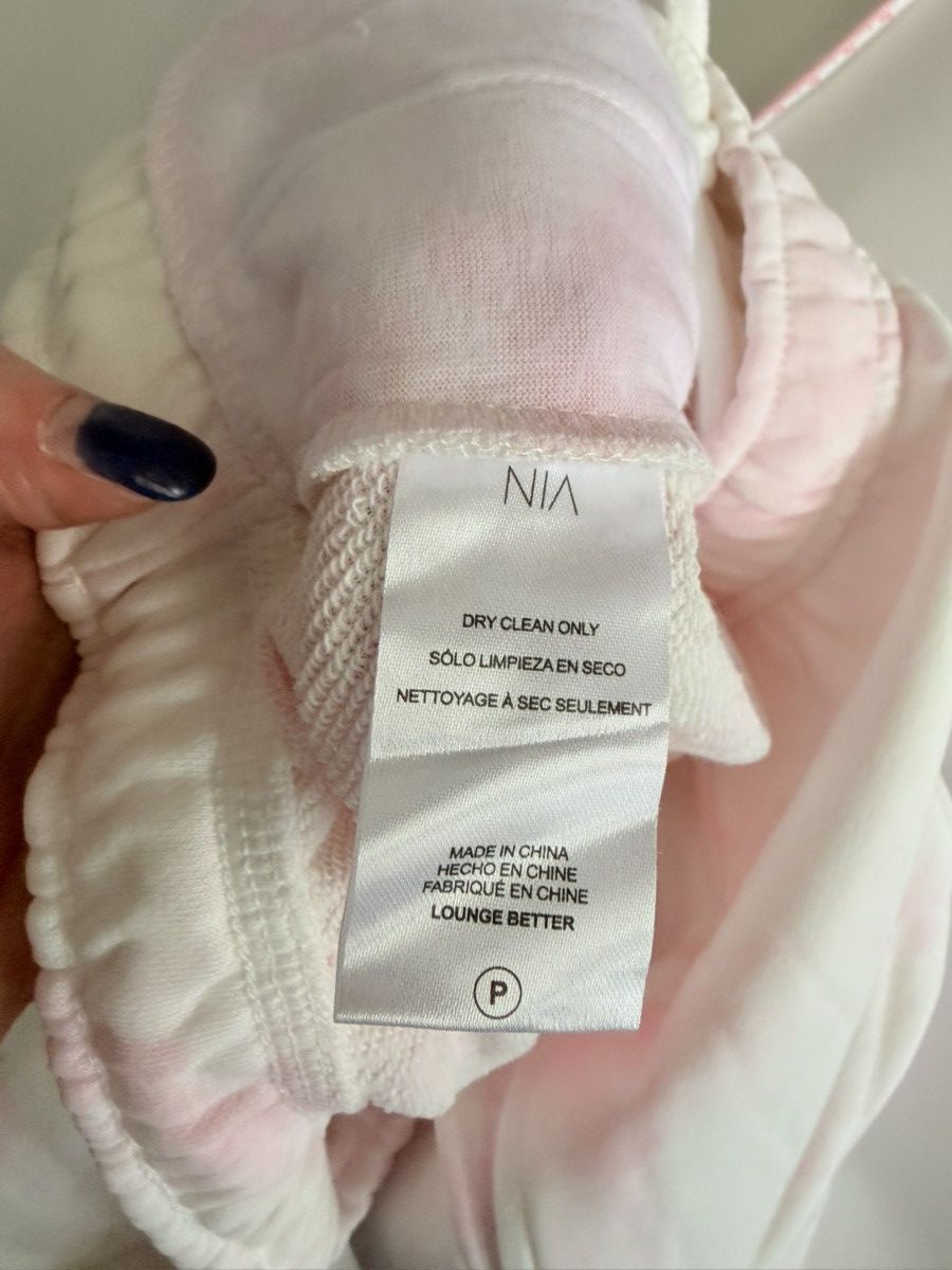 Other Nia white and pink tie dye cotton joggers size M Size 30" / US 8 / IT 44 - 2 Thumbnail