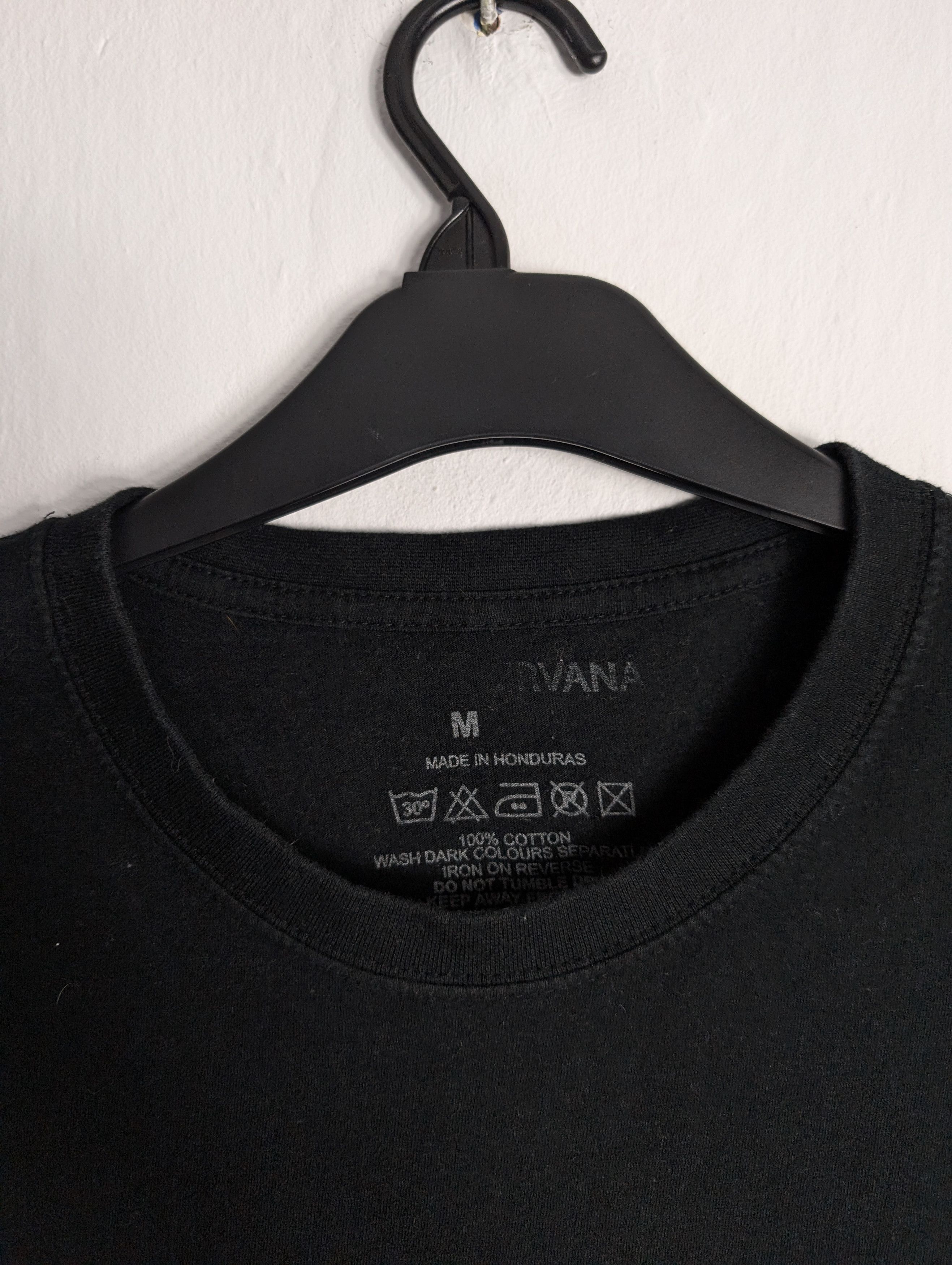 Band Tees × Nirvana Black T-shirt Nirvana Band Grunge Size US M / EU 48-50 / 2 - 3 Thumbnail