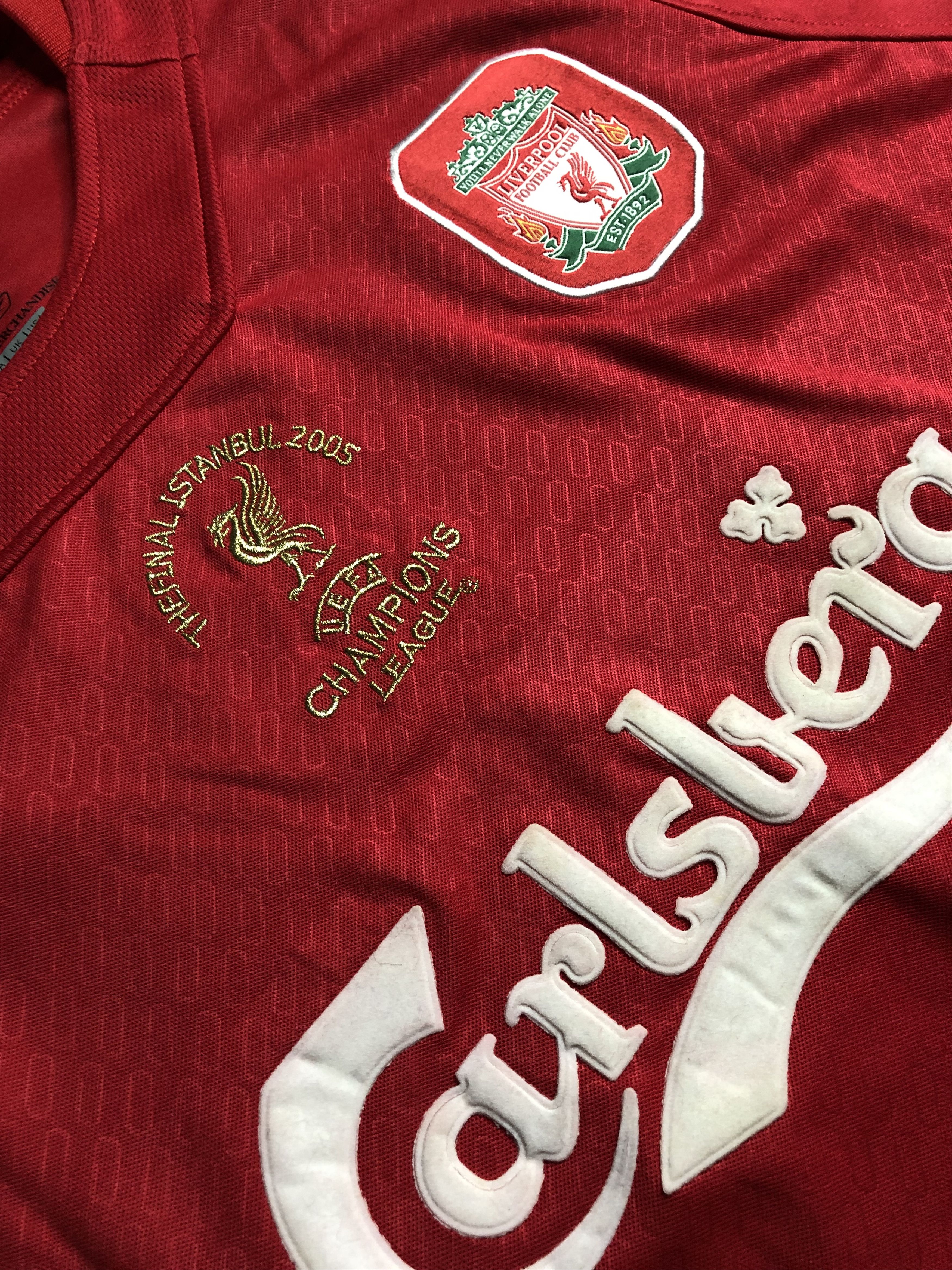 2004-05 Liverpool Home GERRARD Soccer Jersey