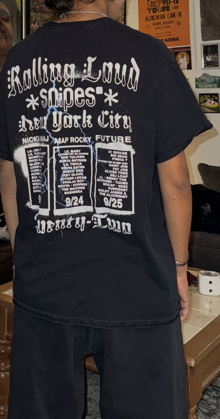 Band Tees × Rolling Loud × Snipes Large Rolling Loud NY ‘22 x Snipes Size US L / EU 52-54 / 3 - 4 Thumbnail