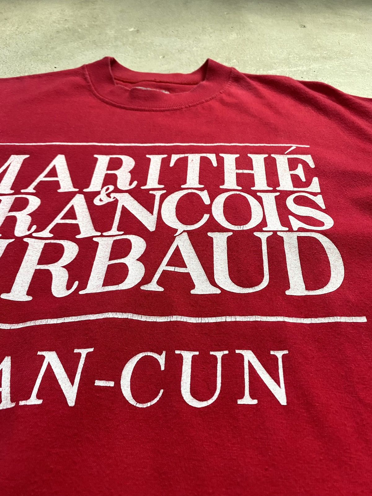 Marithe + Francois Girbaud Rare Vintage Marithe Francois Girbaud Can-Cun Tshirt Size US L / EU 52-54 / 3 - 6 Thumbnail
