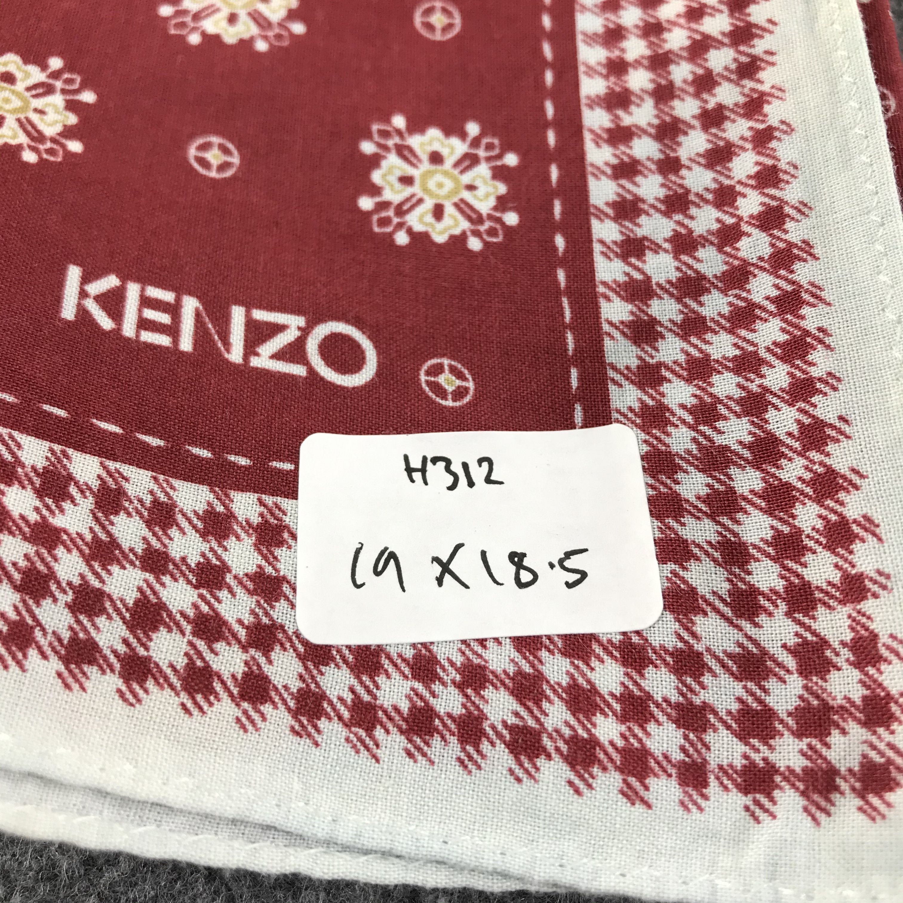 Kenzo Kenzo Handkerchief Neckerchief Bandana H312 Size ONE SIZE - 7 Thumbnail