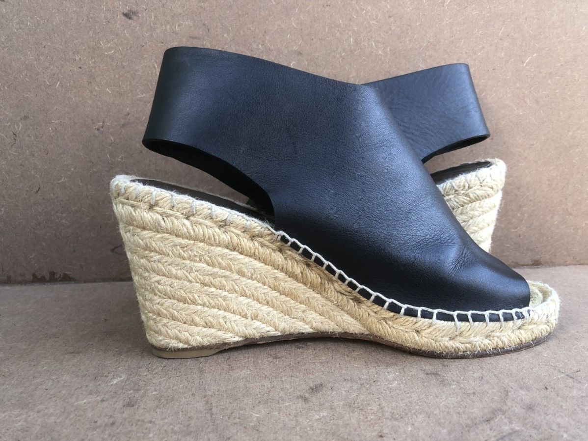 Celine CELINE Black Wedge Sole Size 36 Size US 7 / IT 37 - 5 Thumbnail