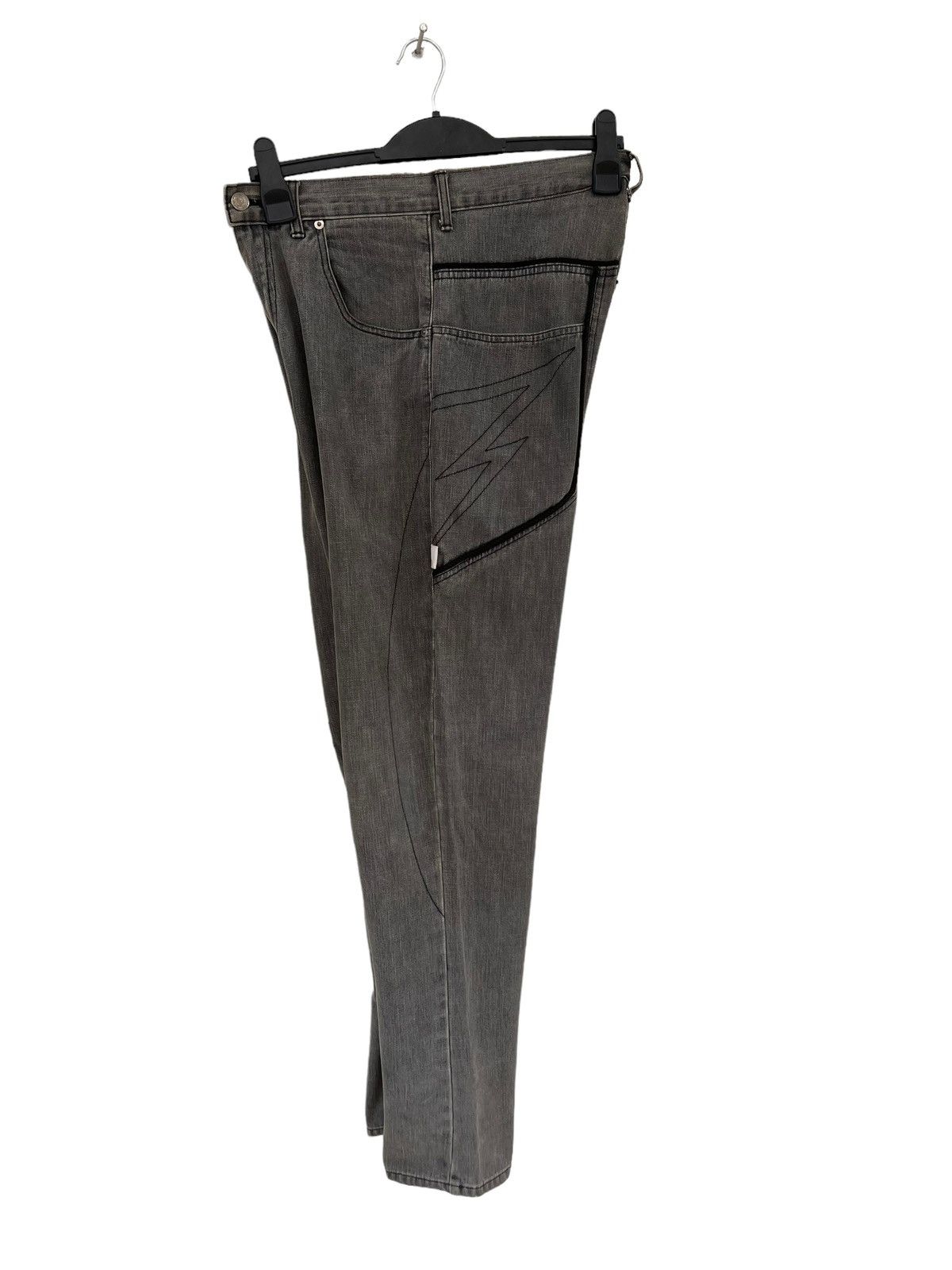 Swagger Vintage MANIFEST GELW Japan Dirty Mud Grey Denim Jeans Size US 31 - 22 Thumbnail