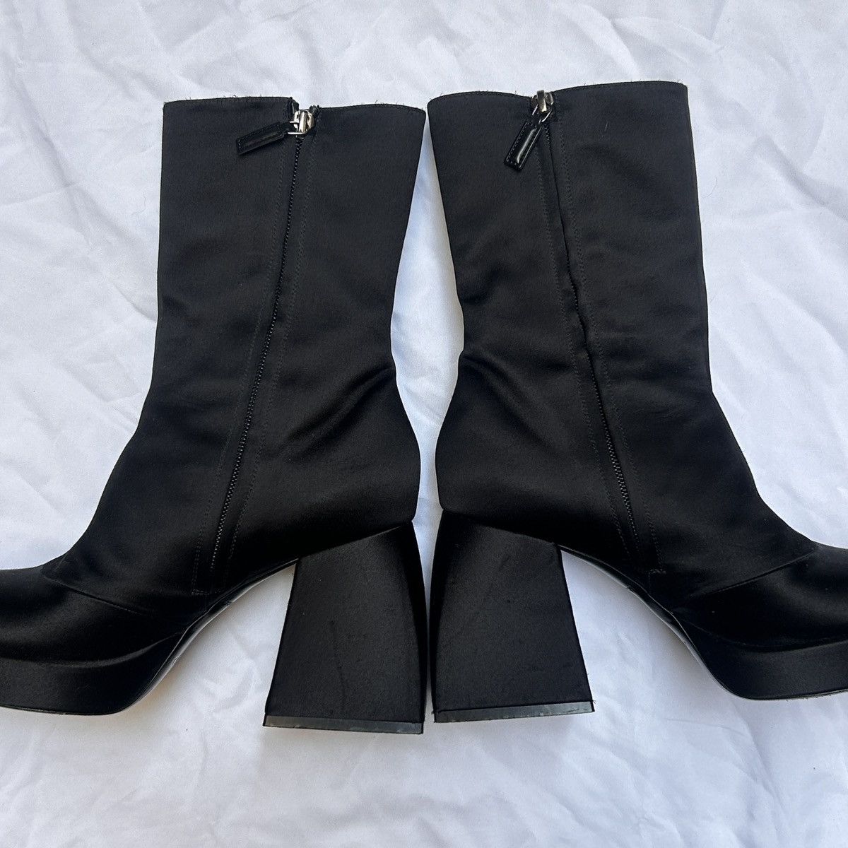 Nodaleto Nodaleto Satin Bulla Corta Booties Size US 7 / IT 37 - 4 Thumbnail