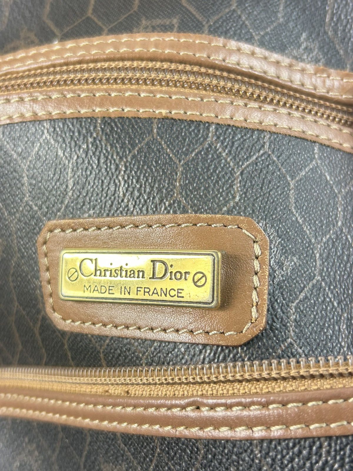 Dior Dior Honey Comb Leather Duffle Bag Size ONE SIZE - 5 Thumbnail