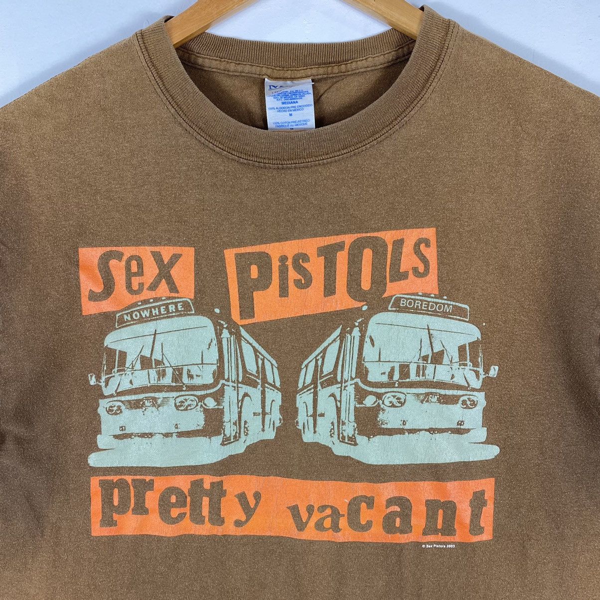 Band Tees × Vintage Vintage 00's SEX PISTOLS Pretty Vacant Faded Band Tee Size US M / EU 48-50 / 2 - 6 Thumbnail