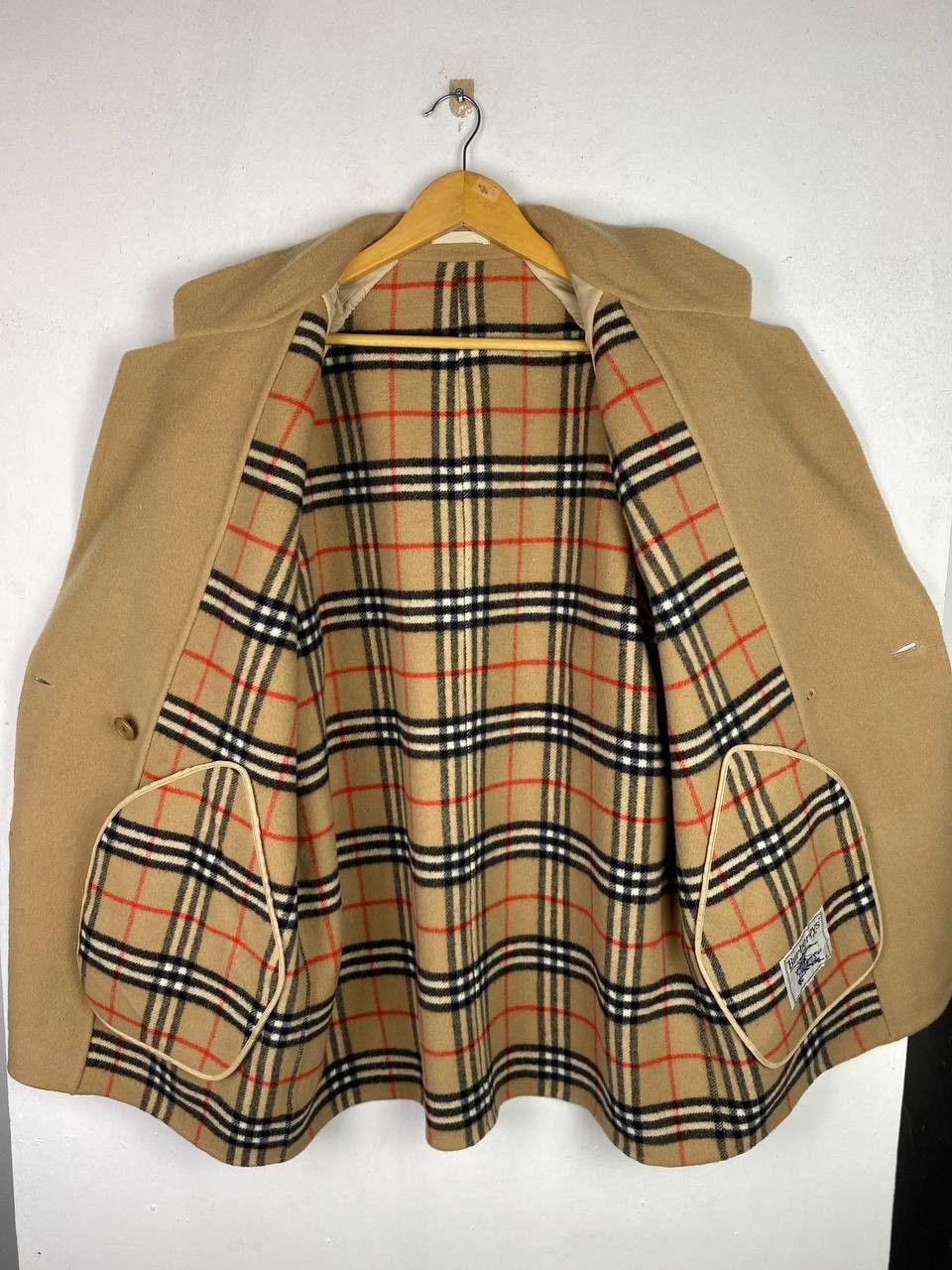 Burberry vintage burberrys wool jacket nova checked lining Size US XL / EU 56 / 4 - 11 Thumbnail