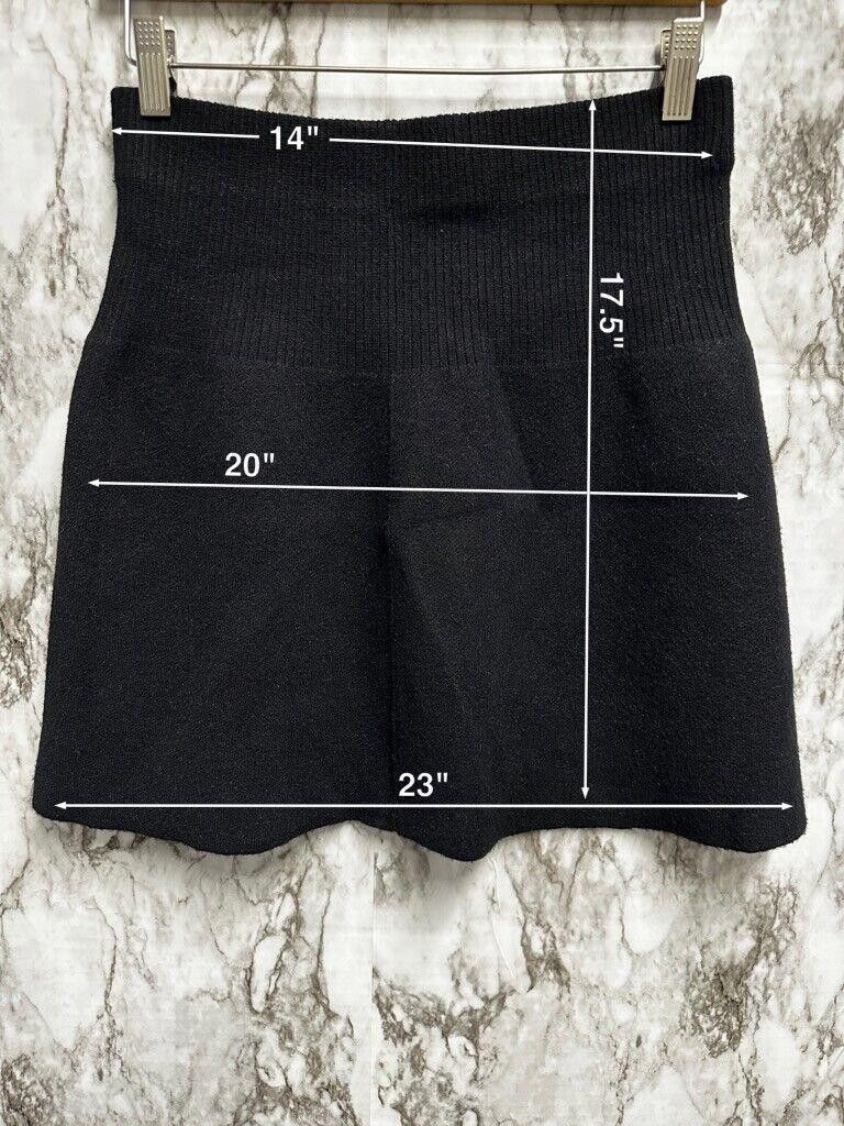 Zara Zara Knit warm Black skirt size M Size 32" / US 10 / IT 46 - 2 Thumbnail