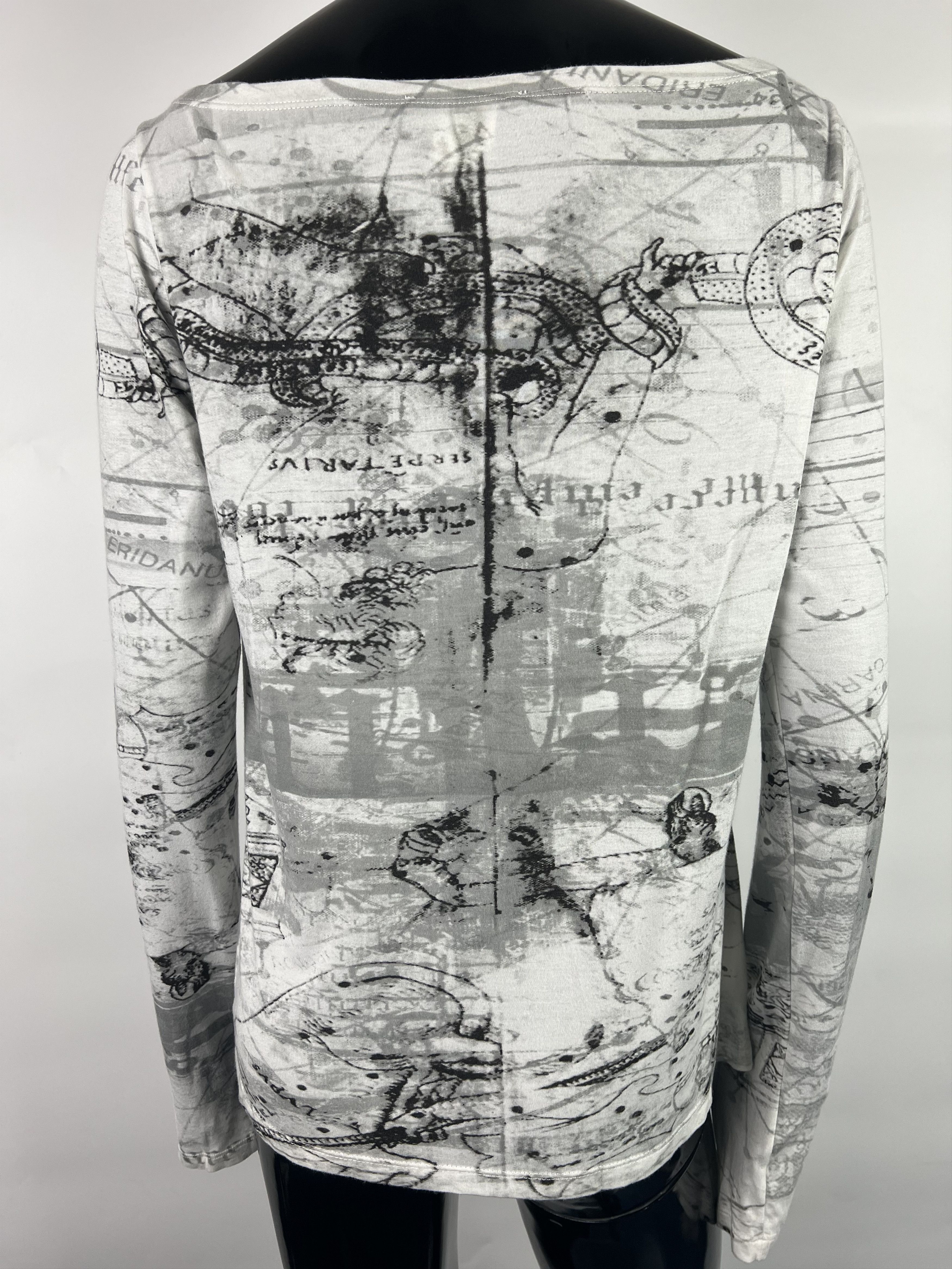 Sarah Pacini Sarah Pacini Modal Long Sleeve T Shirt Top Blouse Size 4 Size S / US 4 / IT 40 - 4 Thumbnail