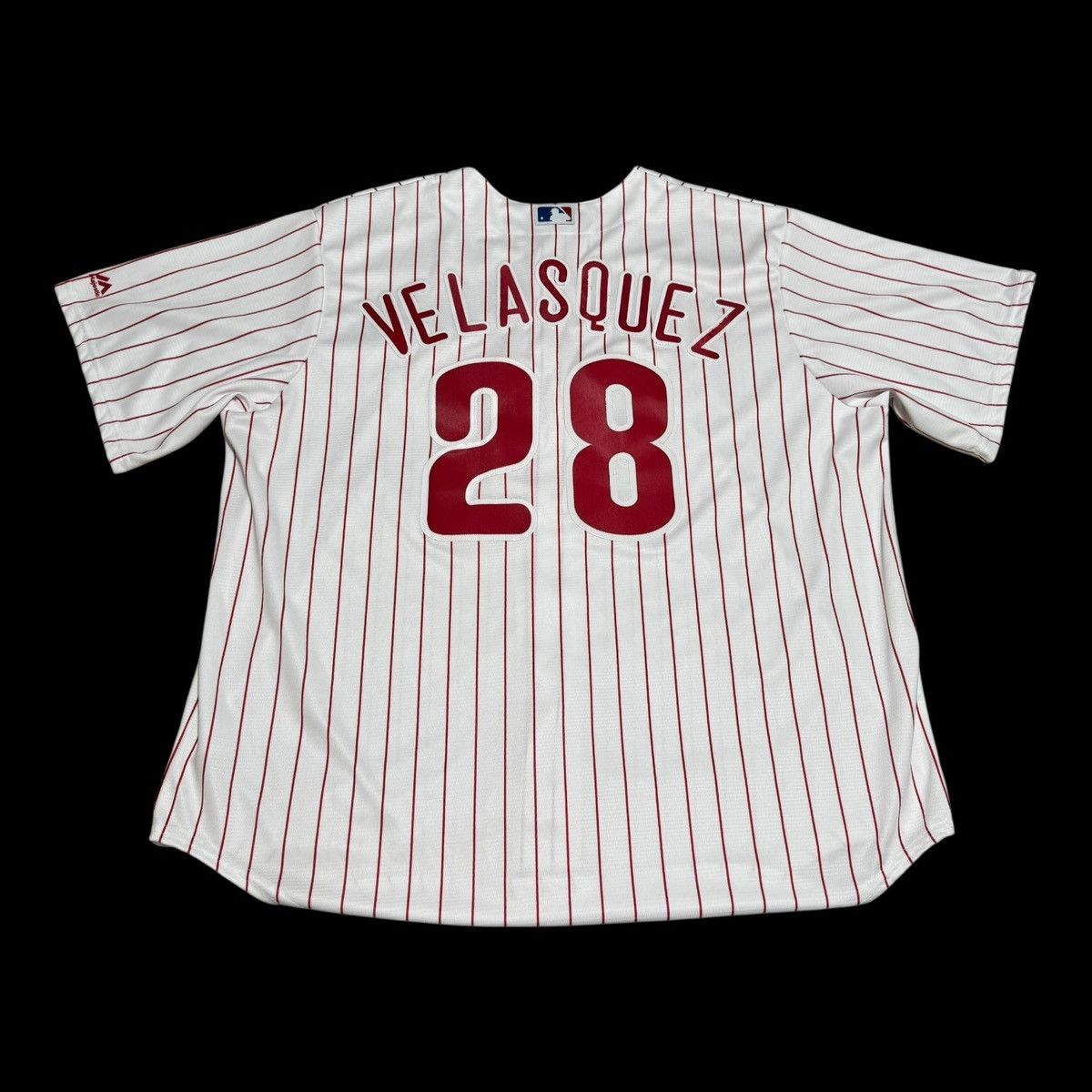 Majestic Majestic Philadelphia Phillies #28 Velasquez Jersey 2XL Size US XXL / EU 58 / 5 - 5 Thumbnail