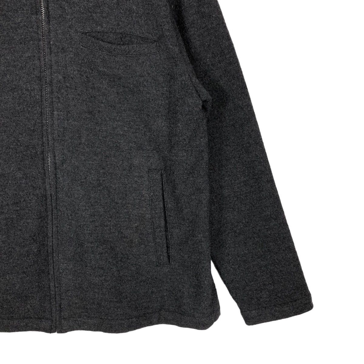 Issey Miyake 🔥Rich Grey - Vintage Wool Work Zipper Jacket Zephyr Japan Size US L / EU 52-54 / 3 - 4 Thumbnail