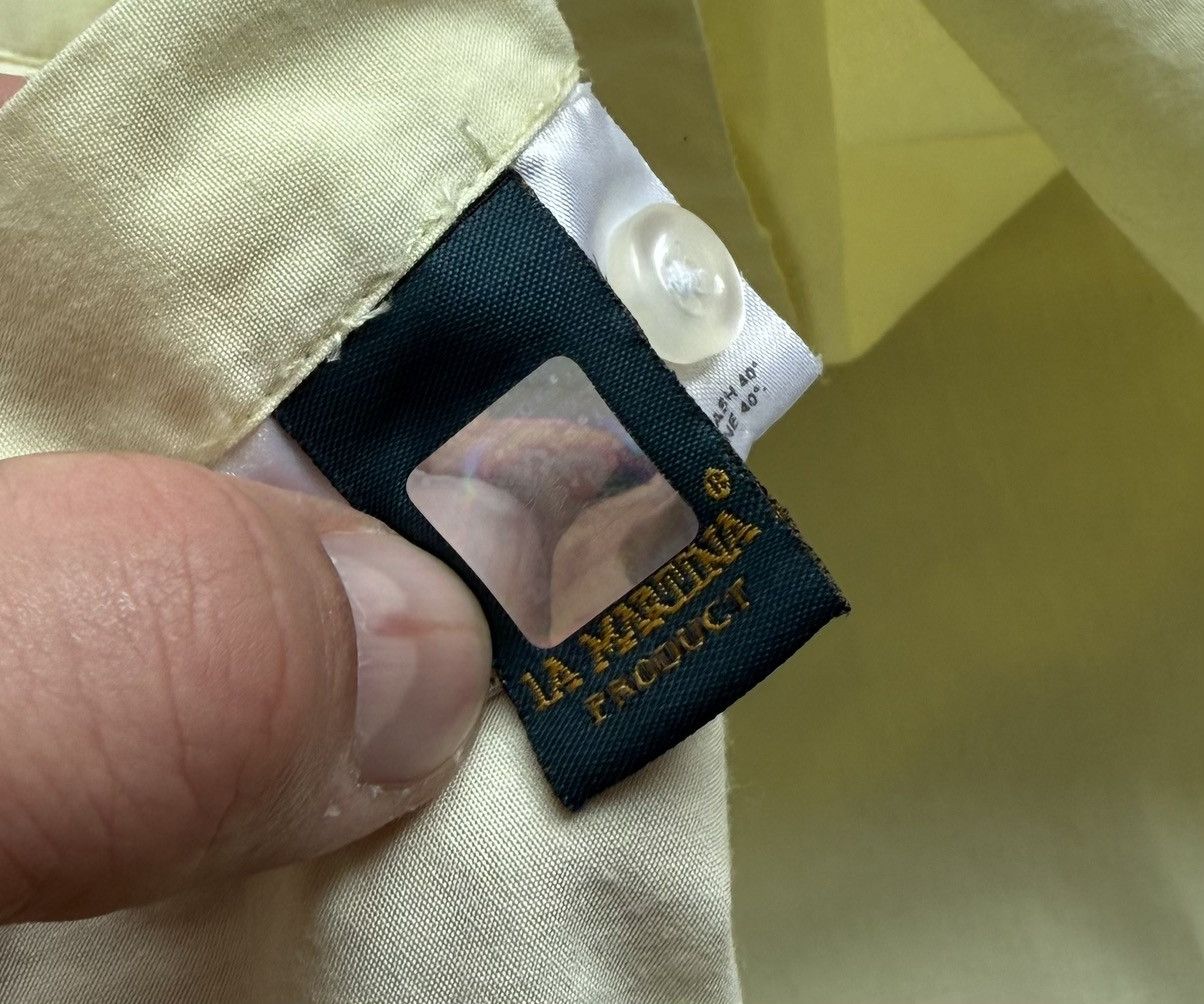 La Martina La Martina The British Polo Team Yellow Button Up Shirt Size US L / EU 52-54 / 3 - 7 Thumbnail