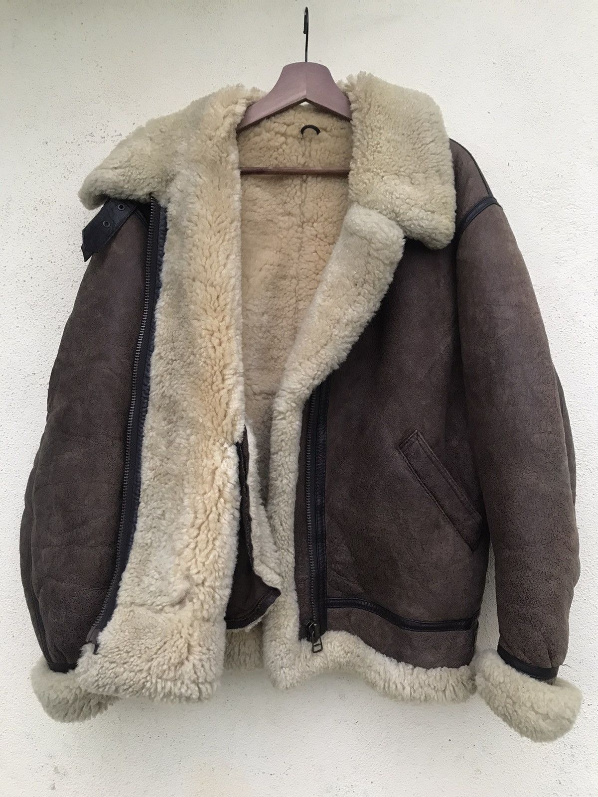 Other Type B3 US Army Style Leather Sherpa Shearling Jacket Size US M / EU 48-50 / 2 - 3 Thumbnail