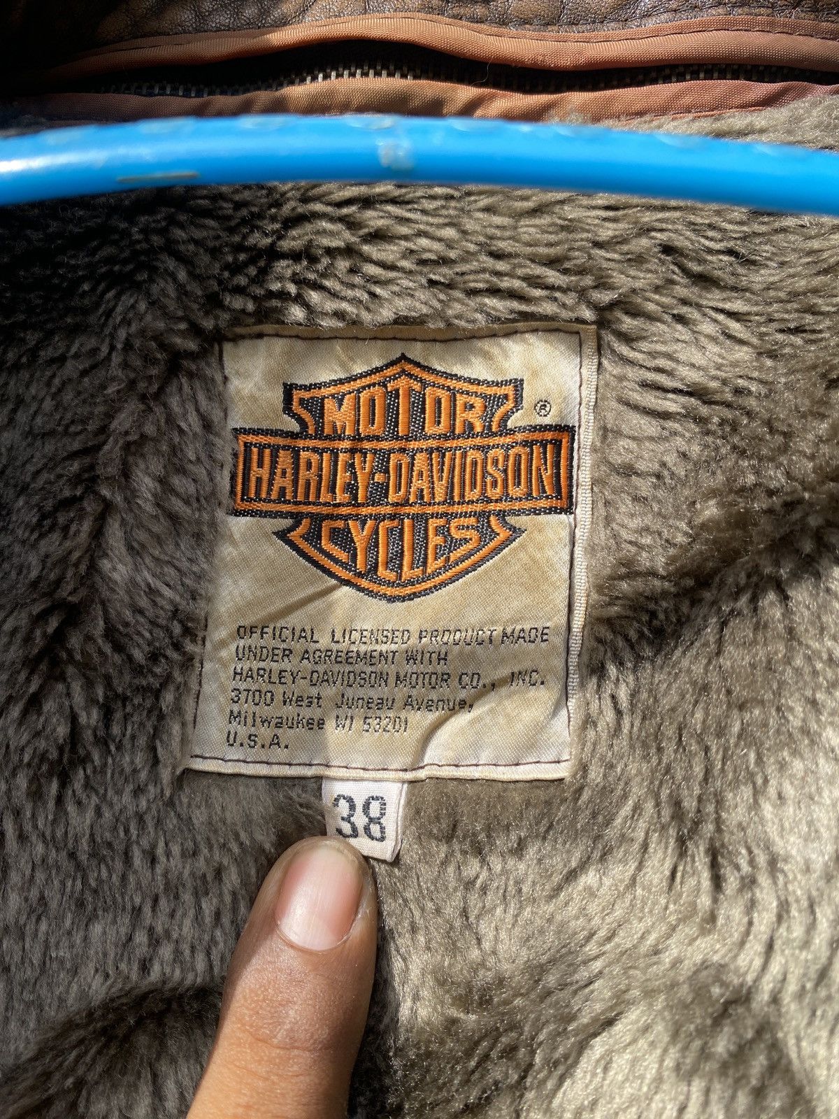 Harley Davidson × Vintage Vintage harley davidson motorcycle leather jacket Size US M / EU 48-50 / 2 - 3 Thumbnail