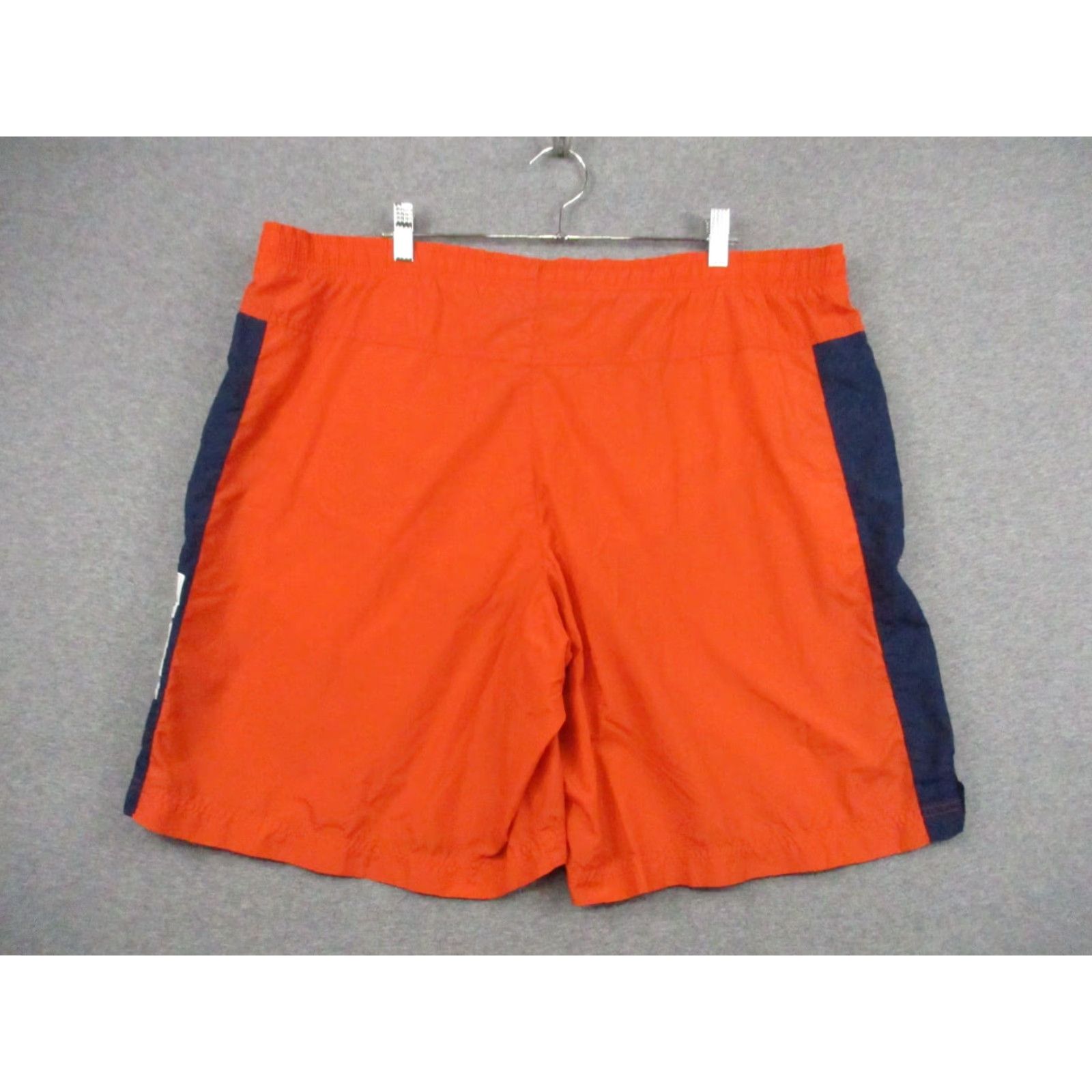 Nike Nike Swim Shorts XL Men Bathing Bottom Orange Nave Blue Colorblock Drawstring Size US 36 / EU 52 - 7 Thumbnail